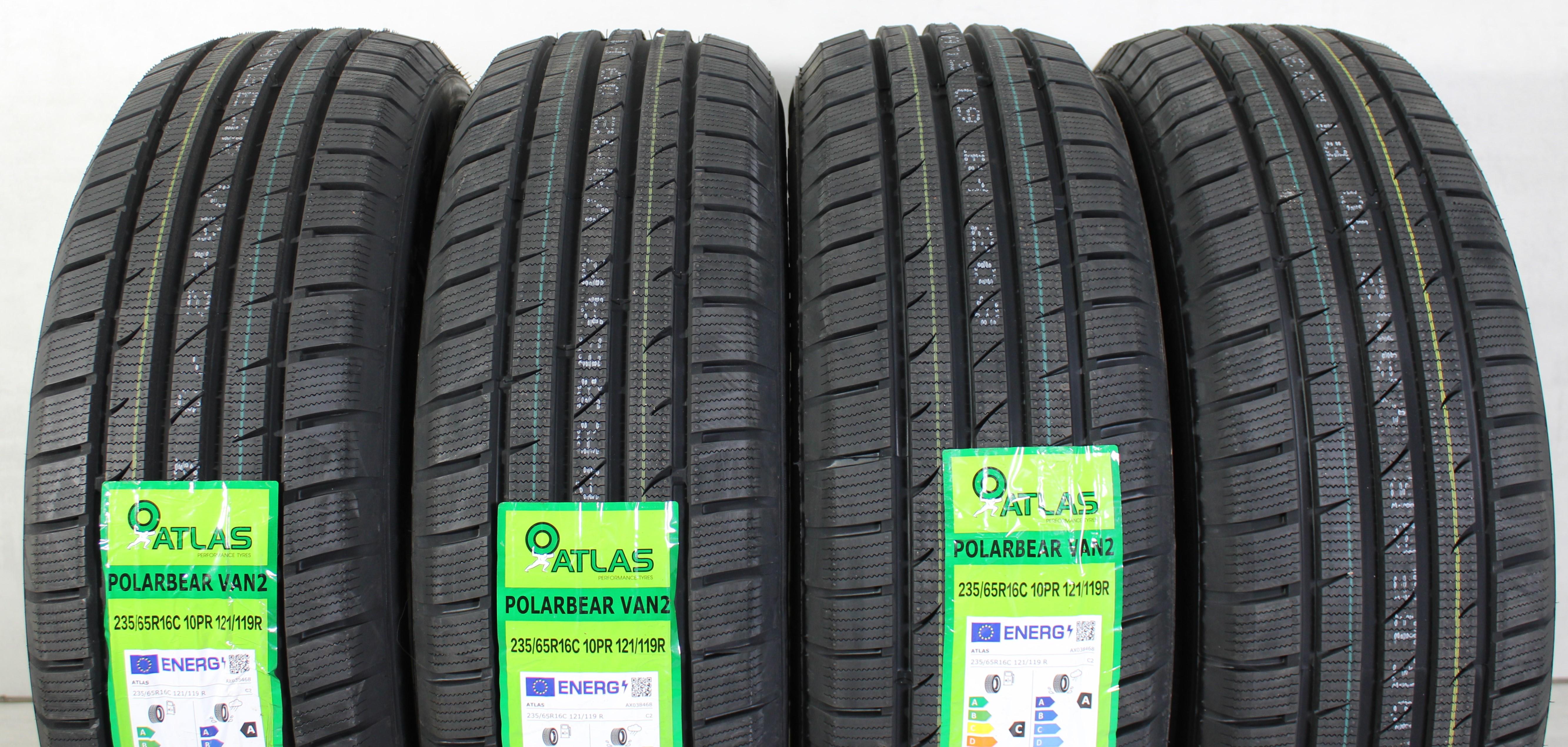 4 x 235/65R16C 121/119R Pneus hiver Atlas Polarbear Van2 2024 NOUVEAU franco domicile