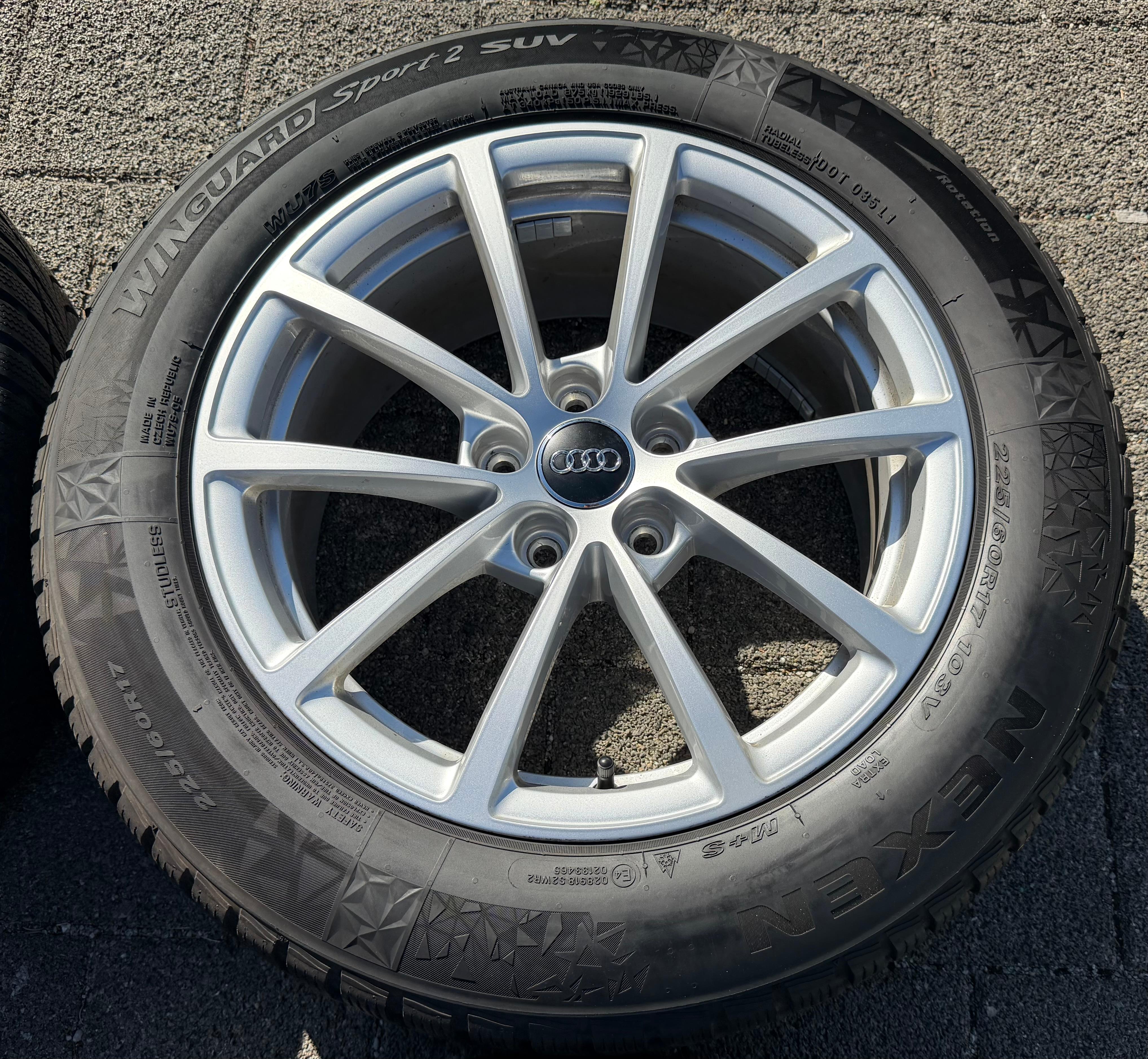 4 Original 17" Alu Winterräder Audi A6 4K C8 F2 225/60R17 99H 4K0601025 NEXEN