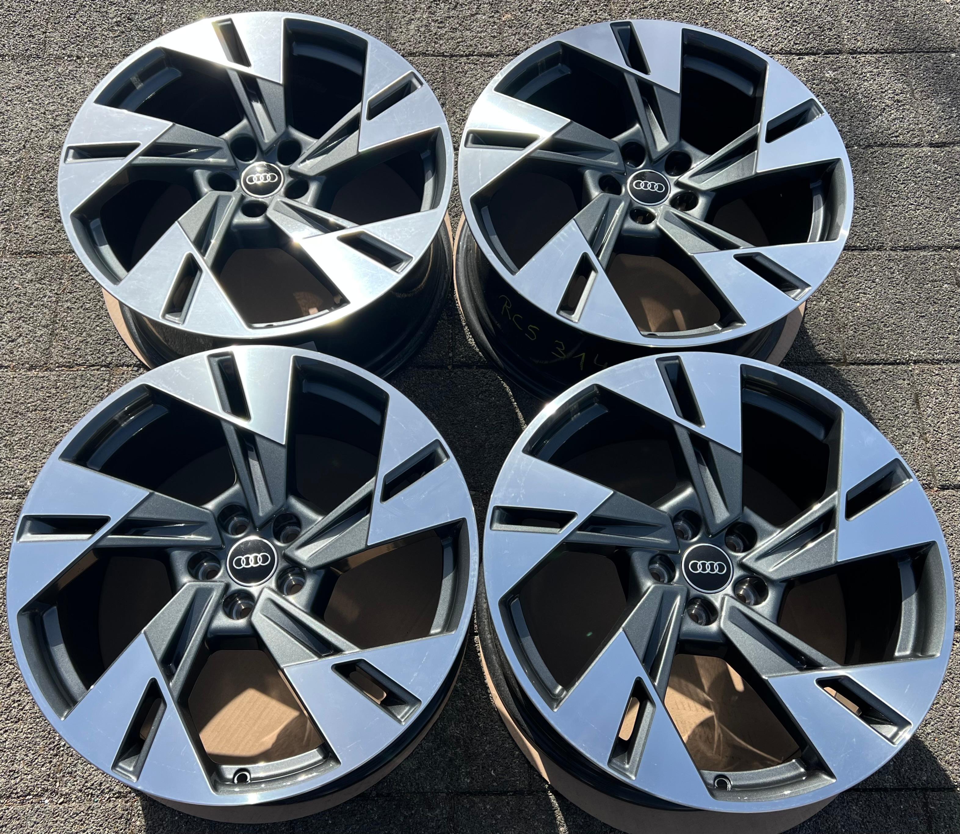 4 ORIGINAL 20" ALUFELGEN FELGEN AUDI E-TRON Q8 4KE 9x20 ET38 4KE601025T FREIHAUS