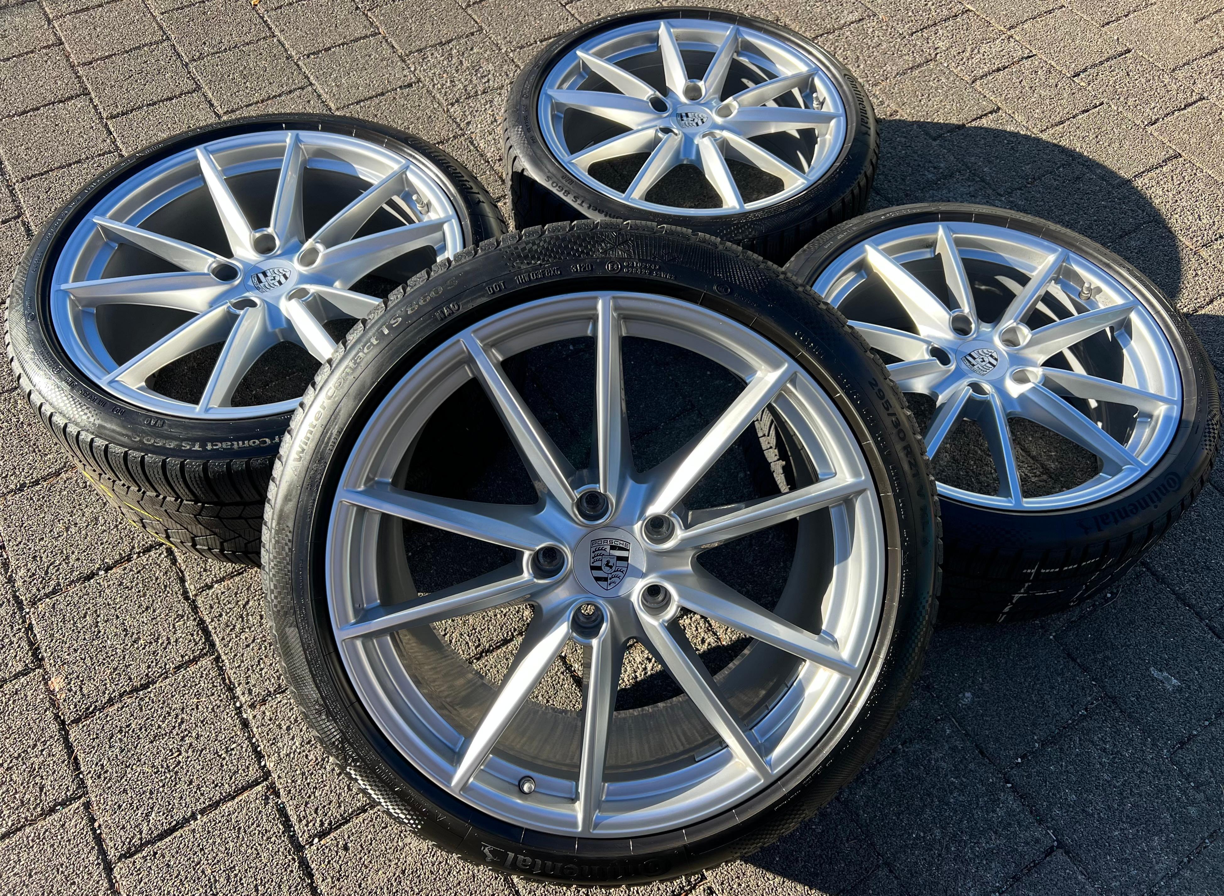 4 ORIGINAL 20" 21" ALU WINTERRÄDER PORSCHE 911 992 992601025C 992601025D CONTI RDKS