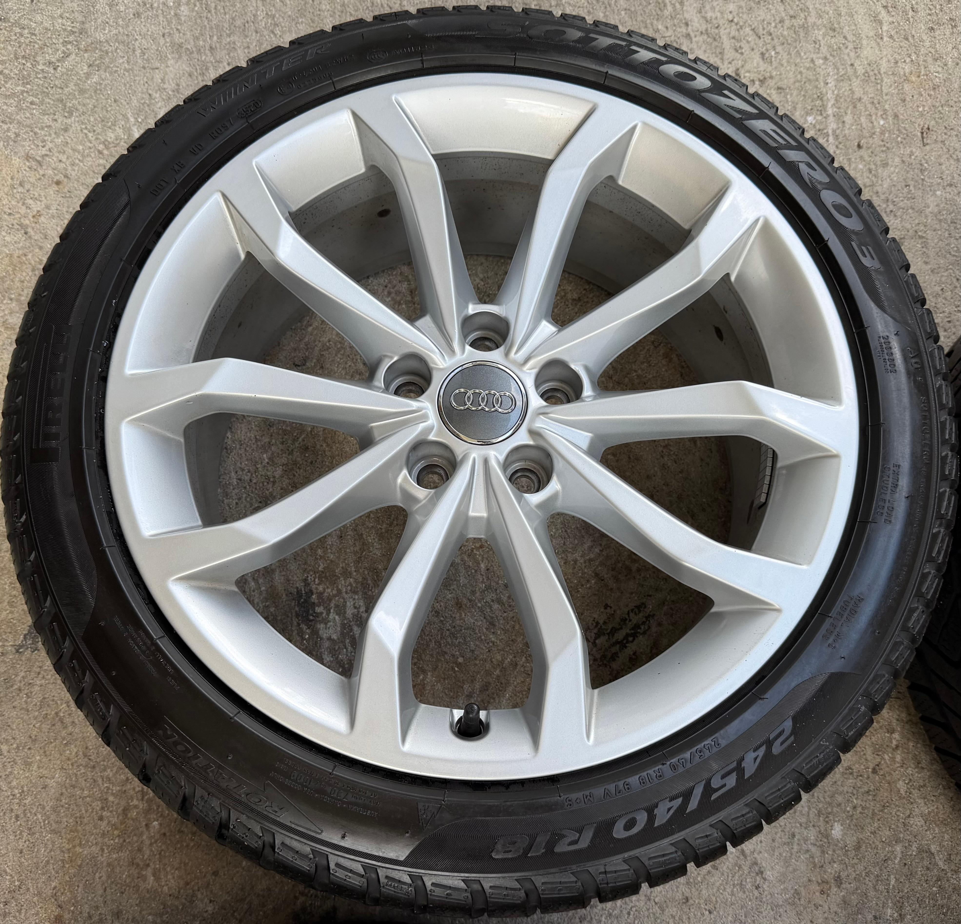 4 Original 18" Alu Winterräder Audi A4 S4 8W B9 8W0601025H 245/40R18 97V 2020