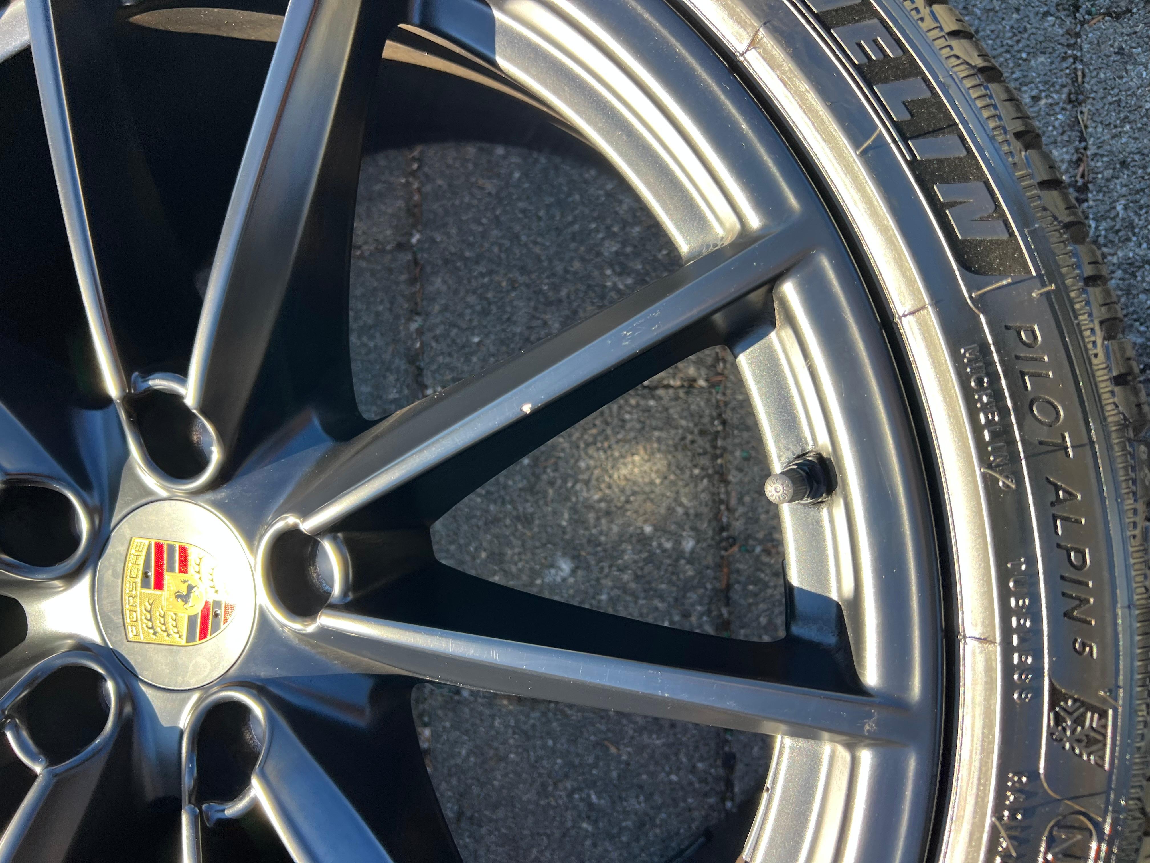 4 ORIGINAL 20" 21" ALU WINTERRÄDER PORSCHE 911 992 992601025C 992601025D SCHWARZ RDKS
