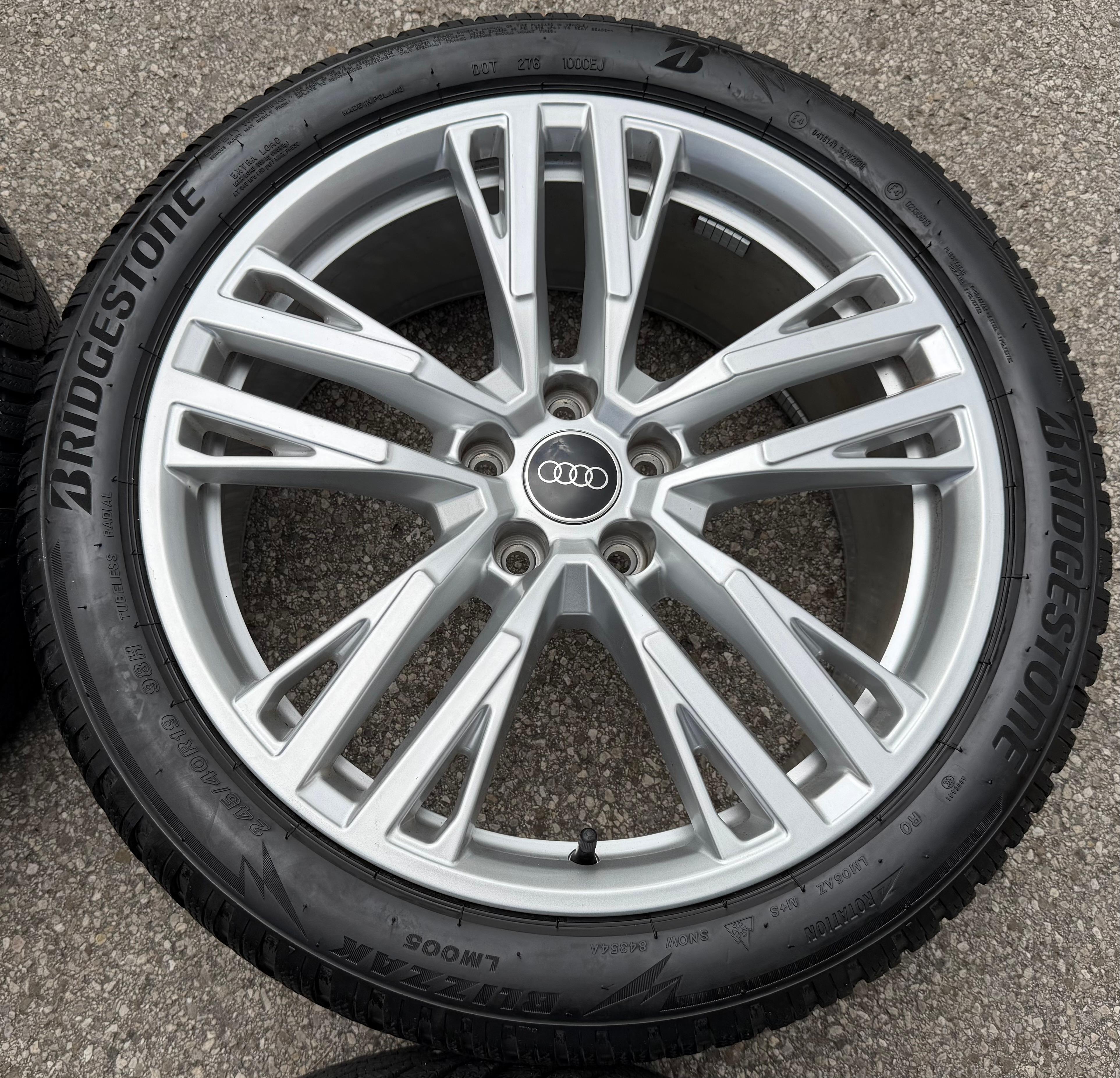 4 ruedas de invierno de aleación originales de 19" para Audi A5 S5 FU2 B10 8B3601025AS 245/40R19 98H 2025
