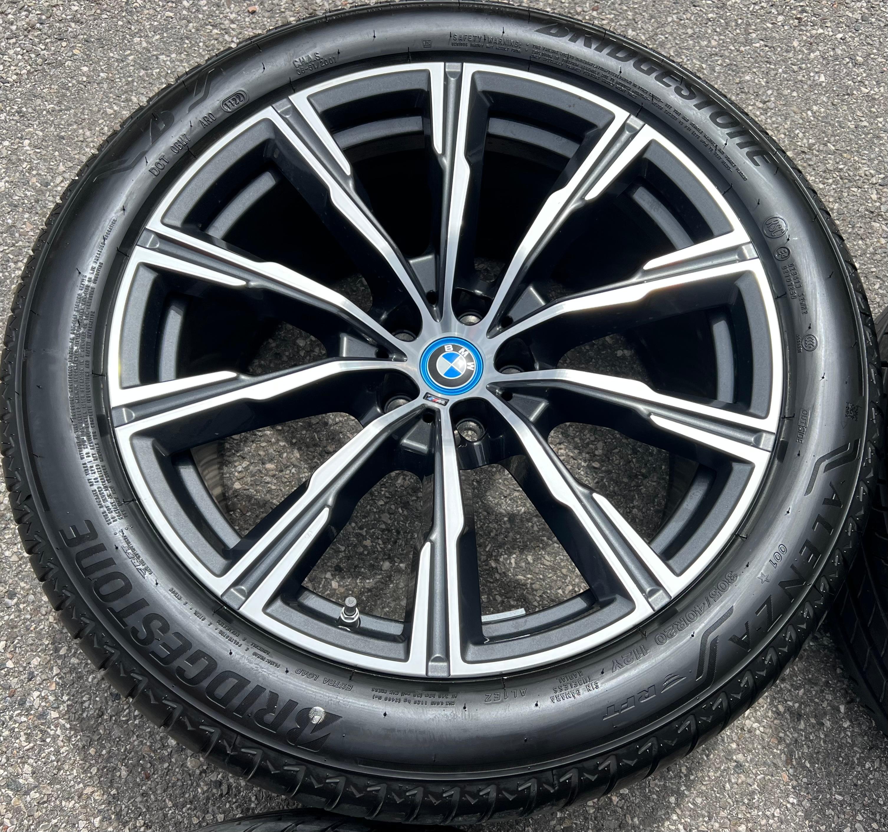 4 ORIGINAL 20" ALU SOMMERRÄDER BMW X5 G05 X6 G06 STYLING M740 275/45R20 110Y 305/40R20 112Y