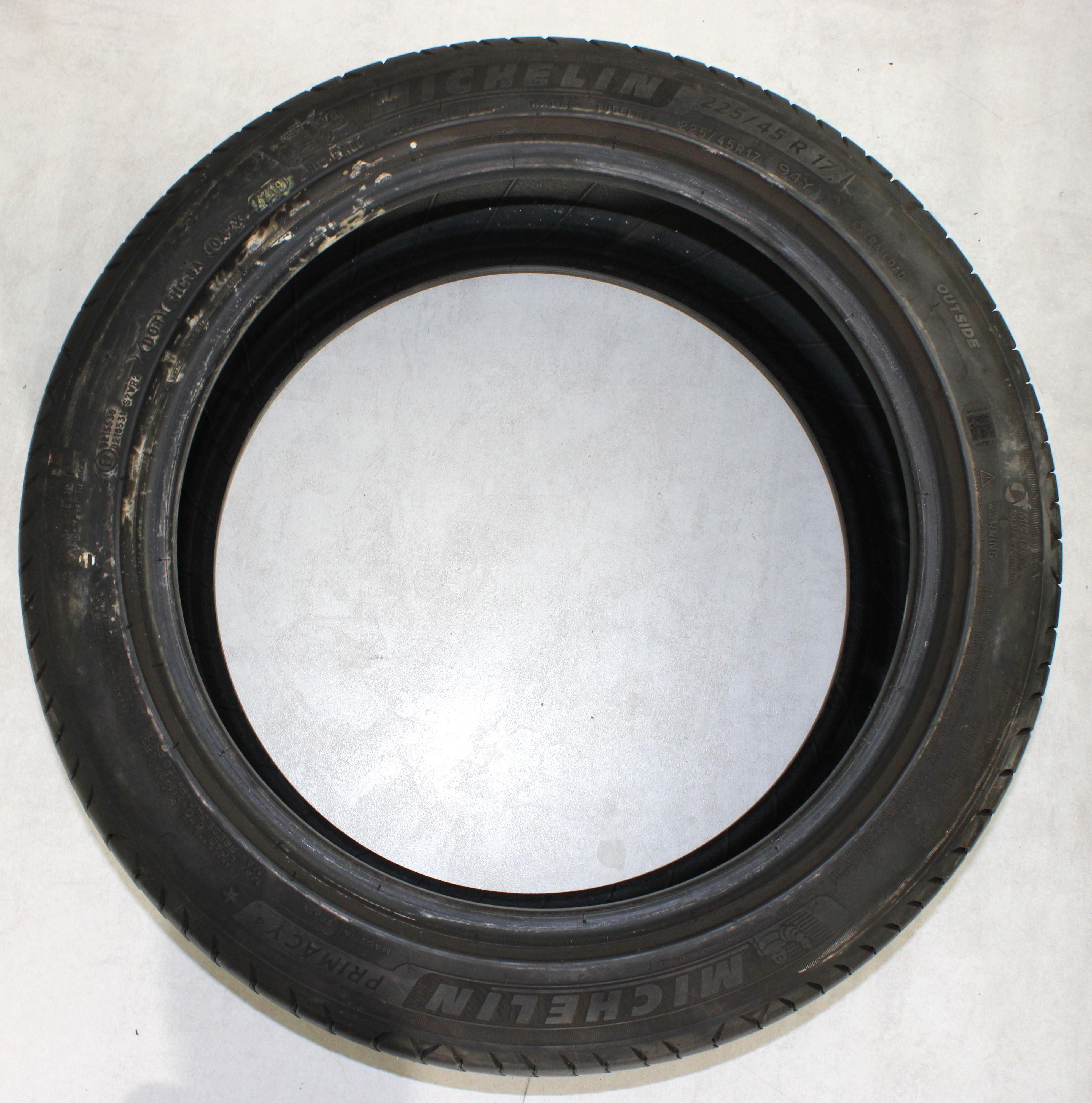 1 x 225/45R17 94Y Sommerreifen Michelin Primacy 4 * 6mm 2019 XL