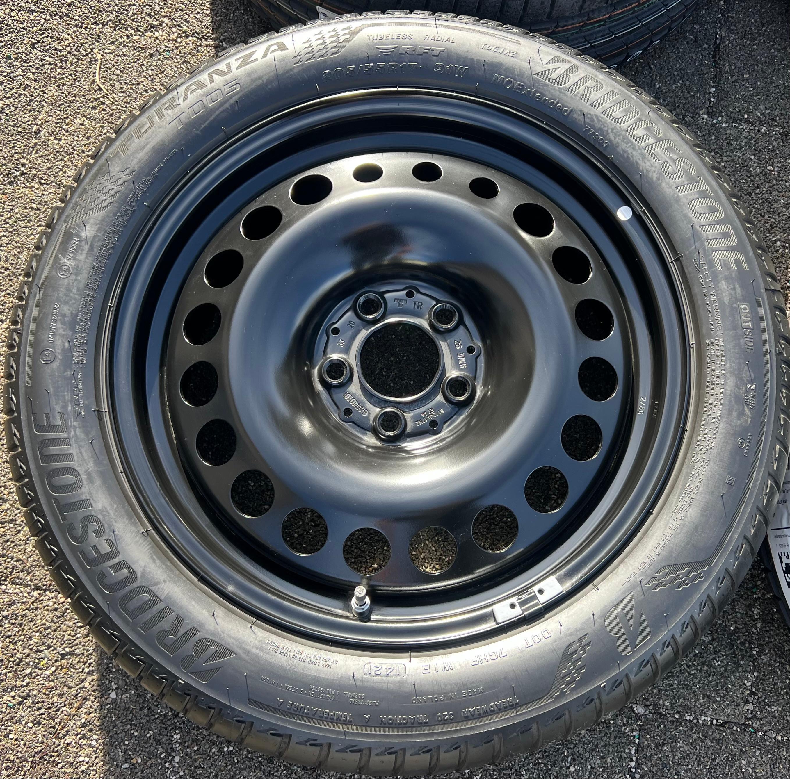 4 ORIGINAL 17" SOMMERRÄDER MERCEDES A-KLASSE 177 B-KLASSE 247 CLA 118 BRIDGESTONE