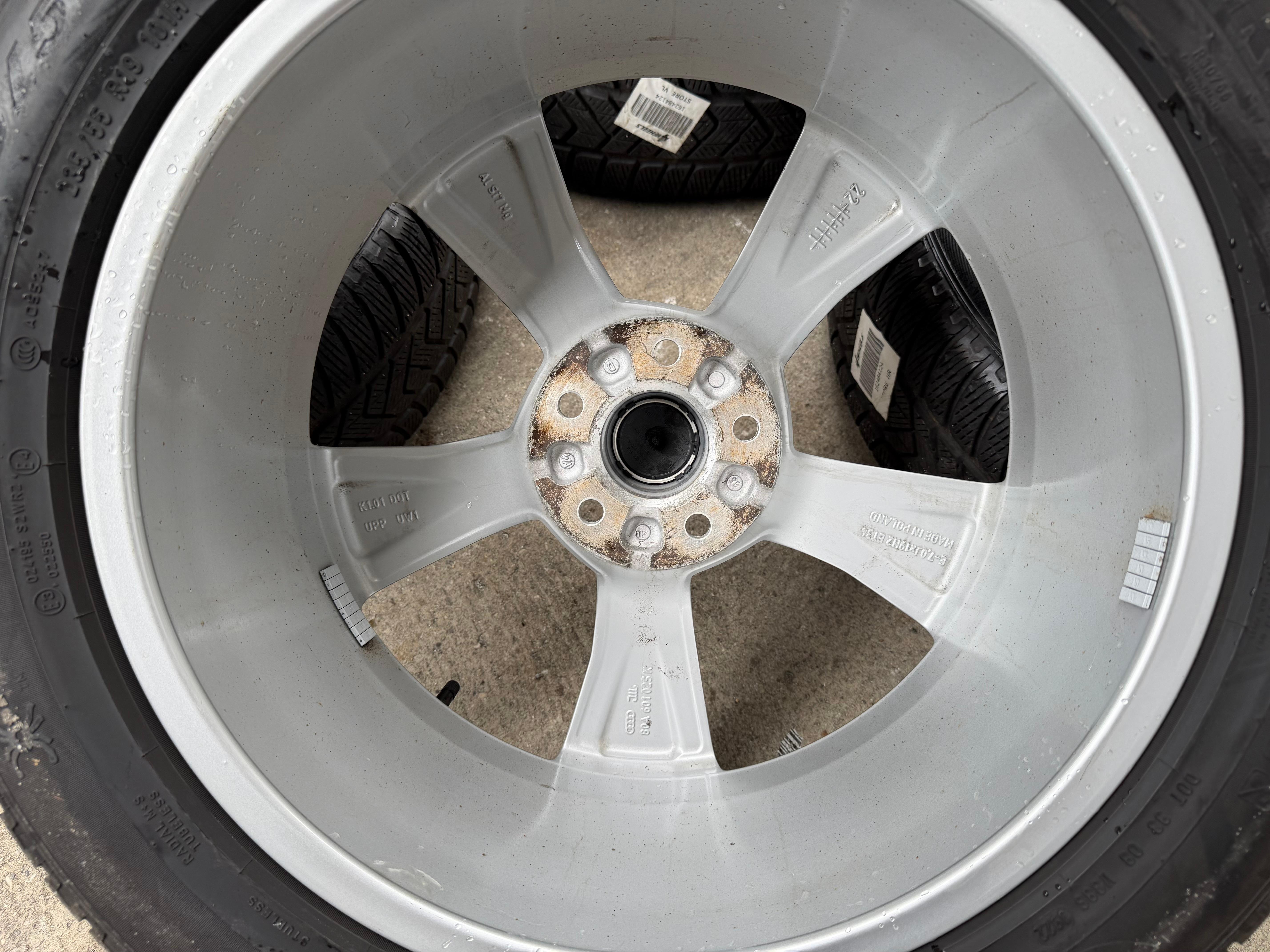 4 ORIGINAL 19" ALU WINTERRÄDER AUDI Q5 SQ5 FY 80A601025K 235/55R19 101H 2022 FREIHAUS