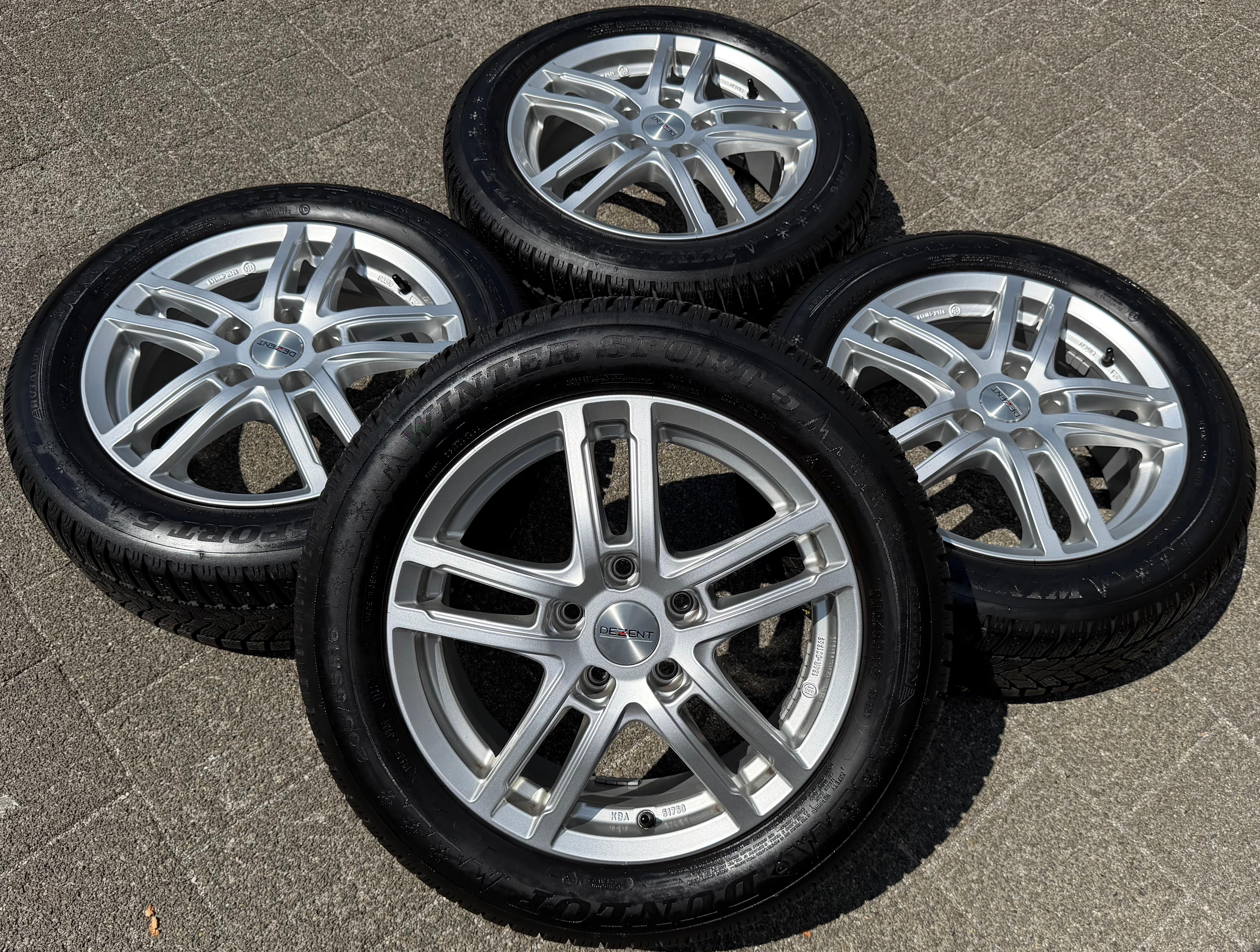 Llantas de aluminio de invierno para Audi A3, Seat León, Skoda Octavia, VW Caddy, Golf 7 y 8, Passat y Touran