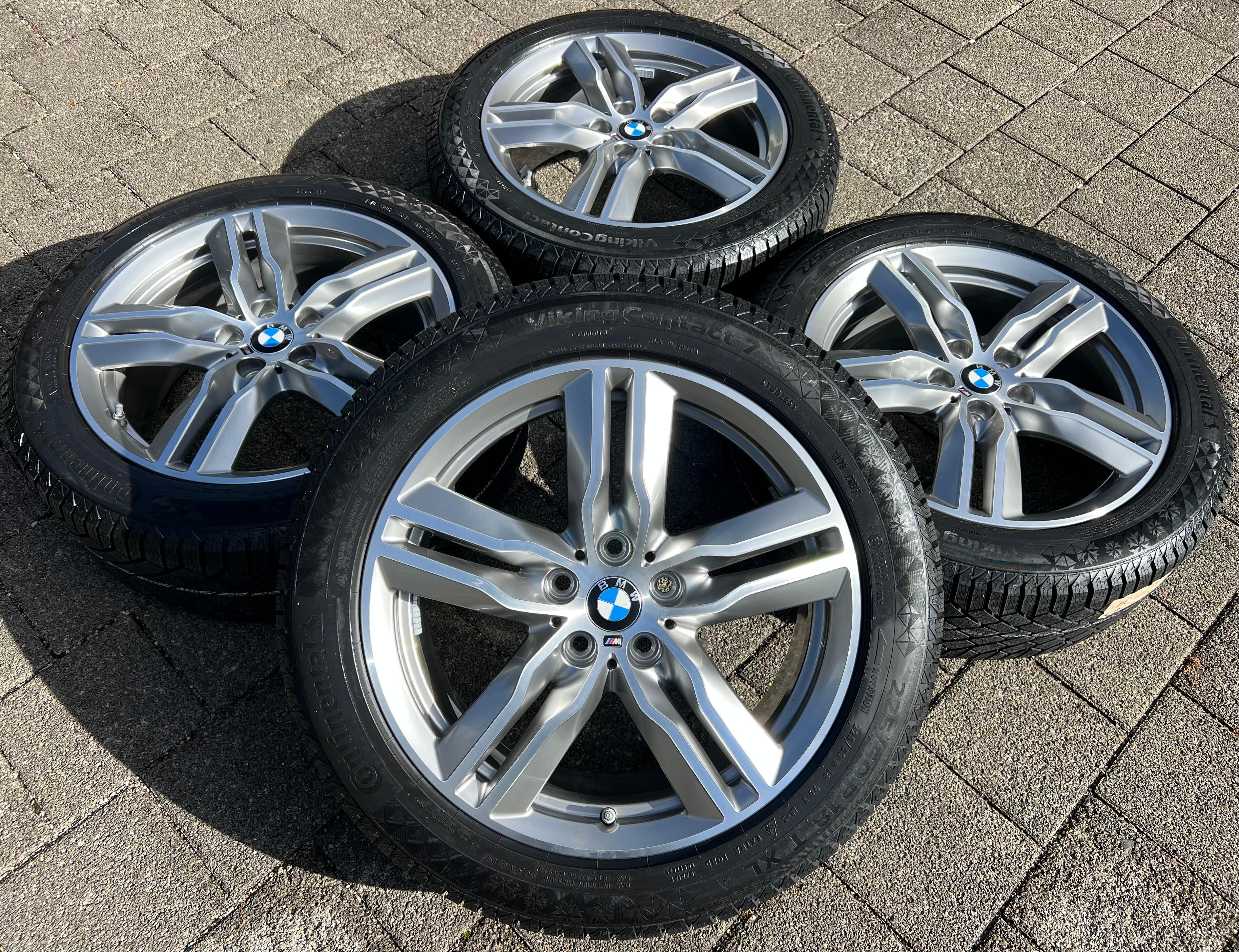 4 CERCHI INVERNALI ORIGINALI DA 18" IN ALLUMINIO BMW X1 F48 X2 F39 STYLING M570 RDKS NUOVI CONSEGNA GRATUITA