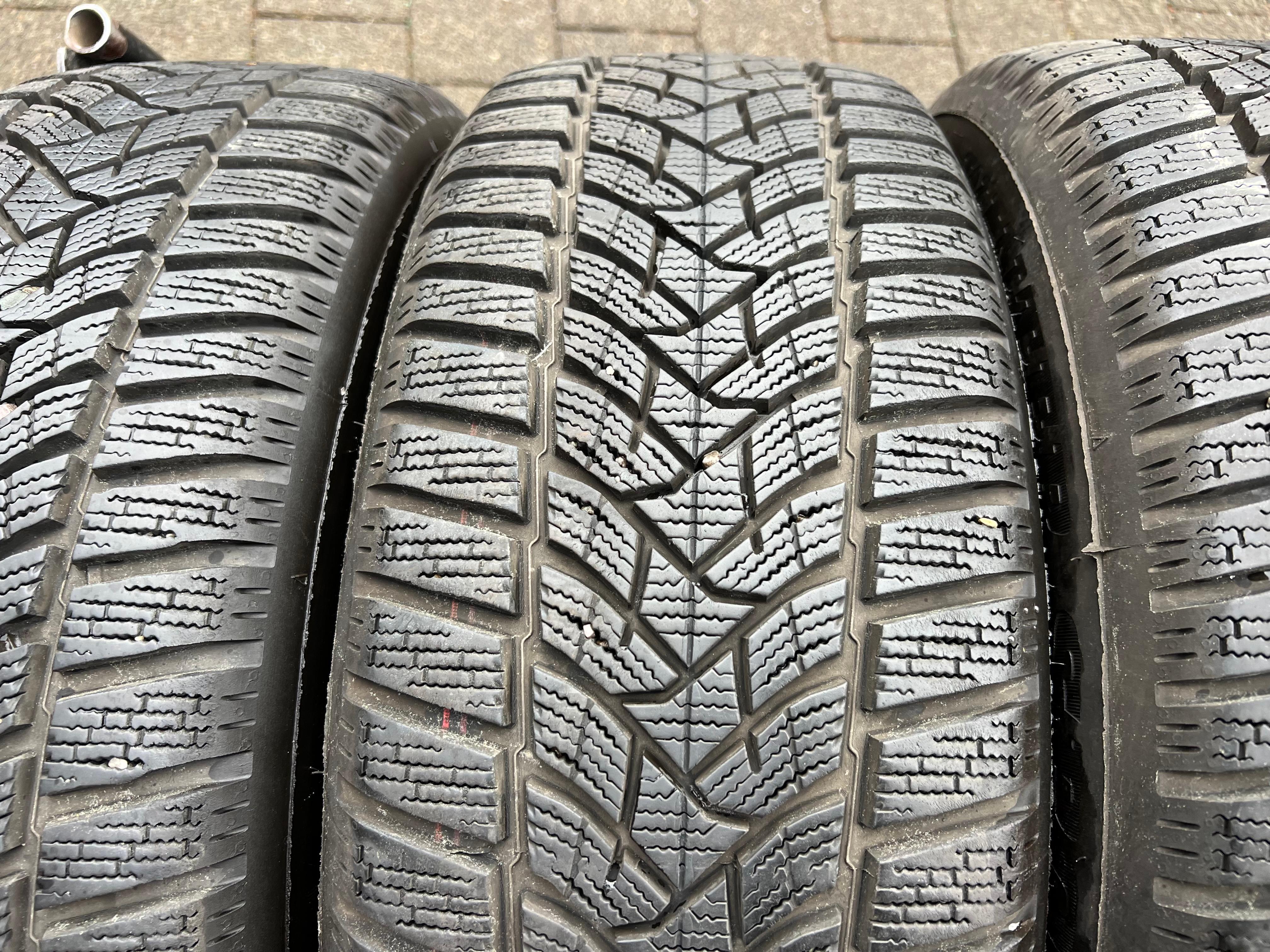 4 ALUMINIUM 17" WINTERWIELEN HONDA CR-V II RD HR-V RU 215/55R17 98V DUNLOP GRATIS LEVERING