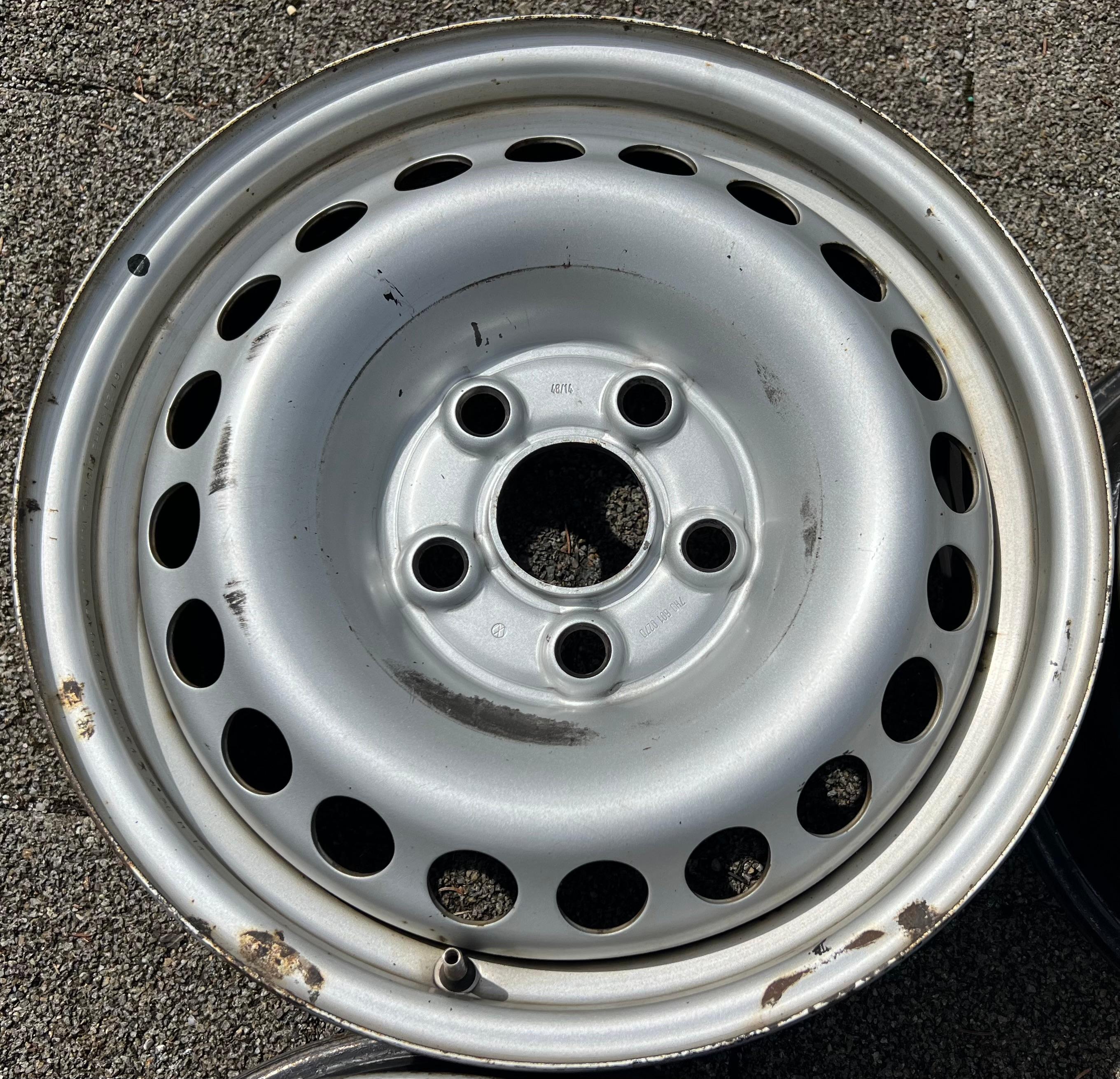 4 FELGEN 16" STAHLFELGEN VW BUS T5 T6 6,5x16 ET51 5x120 5x120 FREIHAUS