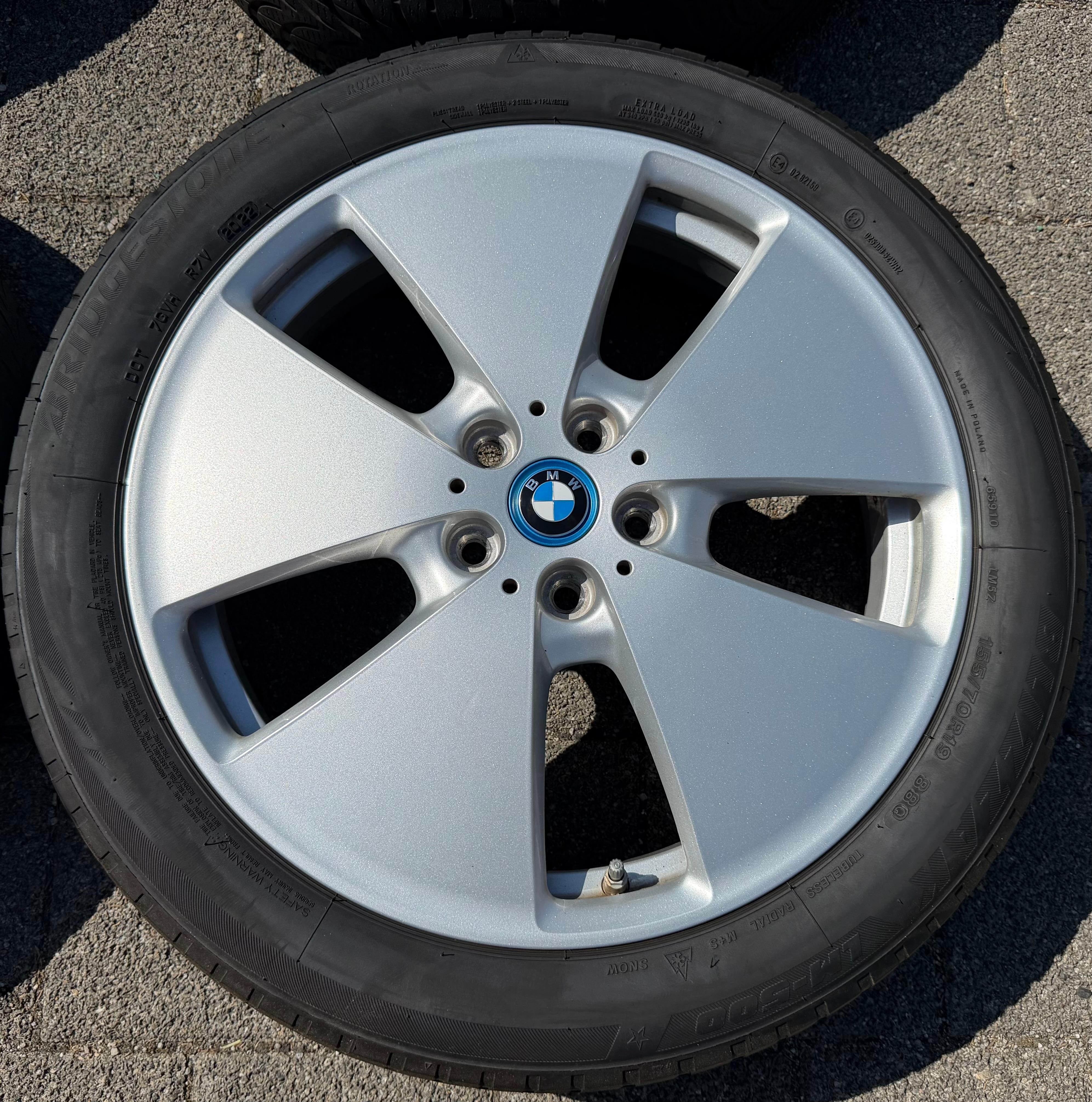 4 Original 19" Alufelgen Felgen BMW i3 Styling 427 6852053 RDKS 5x19 ET43