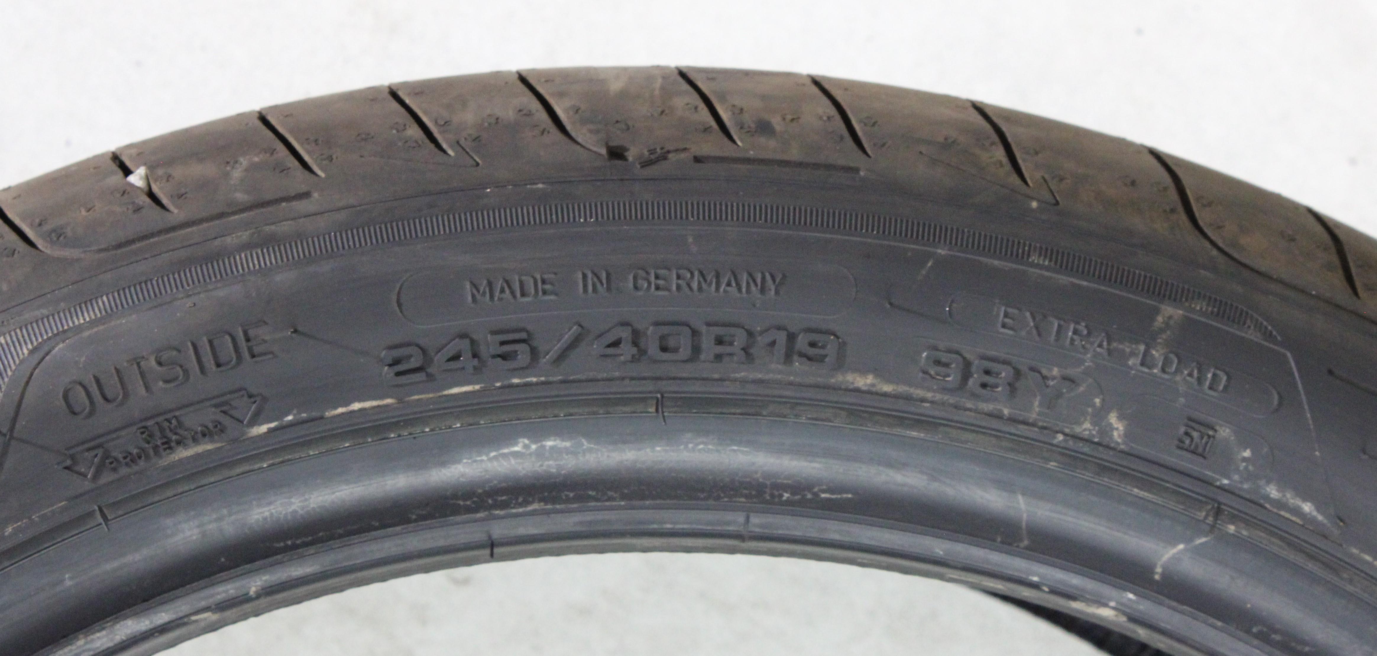1 x 245/40R19 98Y Sommerreifen Goodyear Eagle F1 Asymmetric 3 * Volles Profil 2025 XL