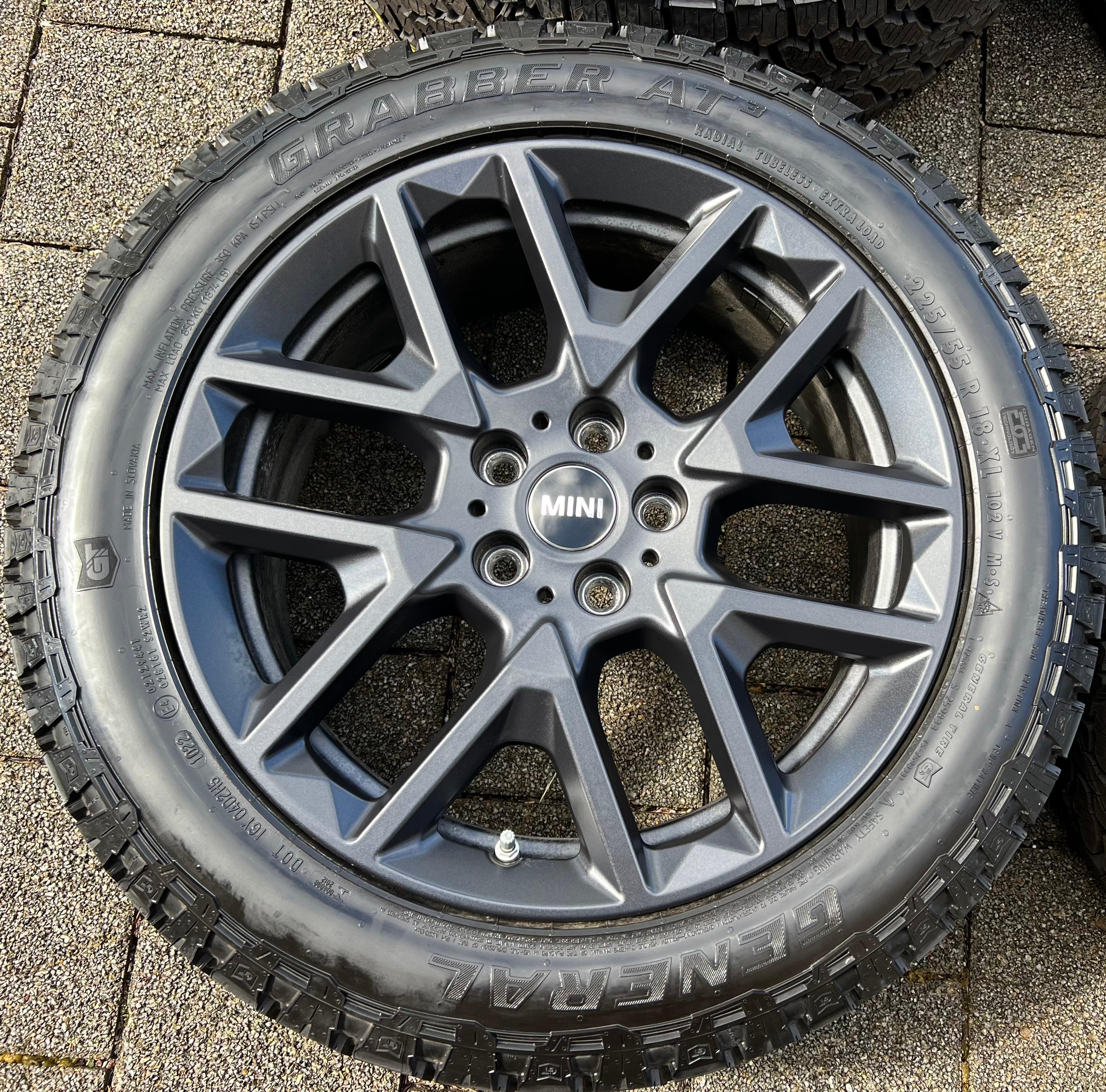 4 ORIGINAL 18" ALU ALLWETTERRÄDER MINI COUNTRYMAN U25 5A269E1 225/55R18 102V TOP
