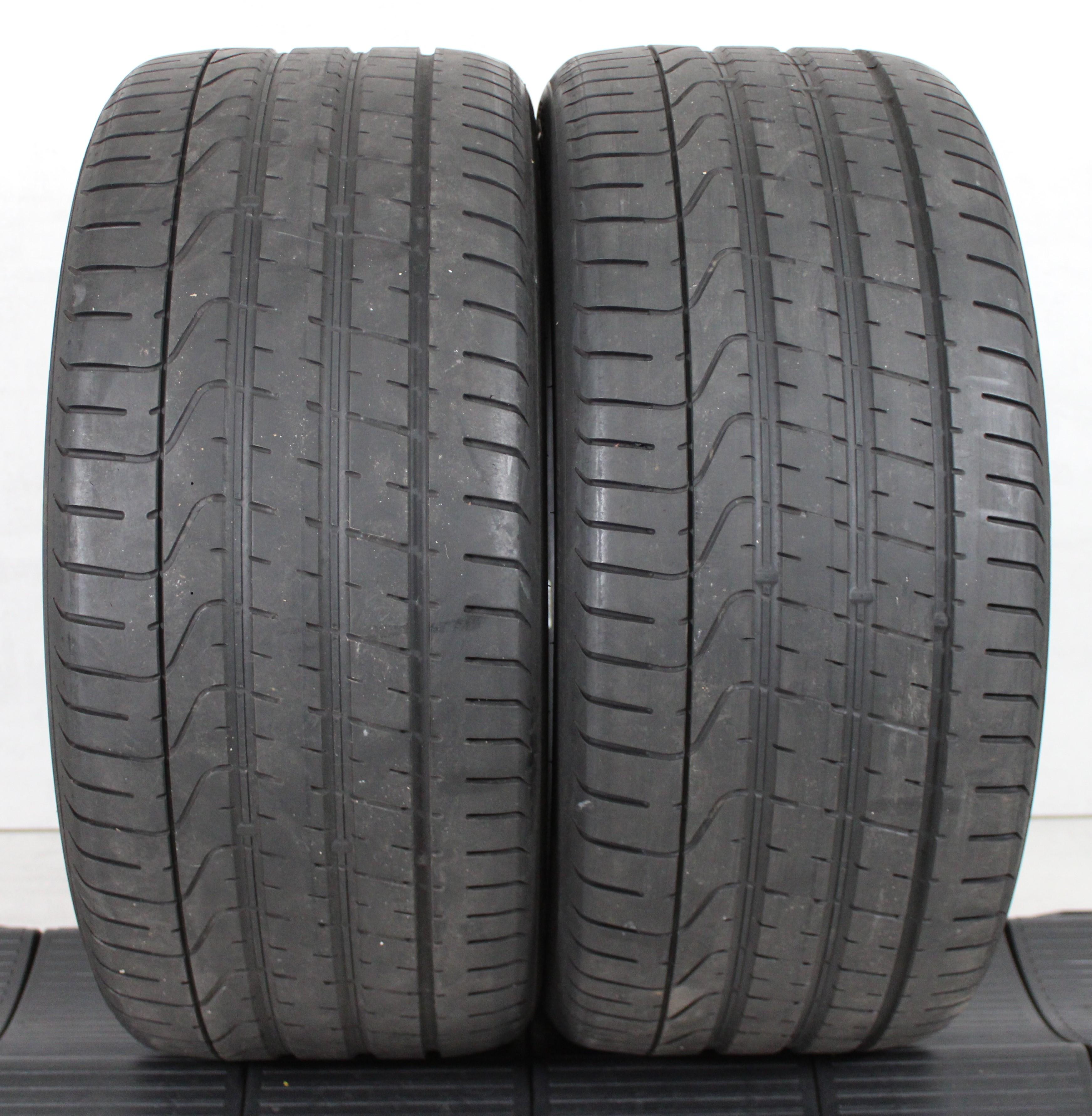 2 x 295/35R21 103Y Sommerreifen Pirelli Pzero in der Mitte 4,5-5mm und auf den Schultern 6mm 2017 N0
