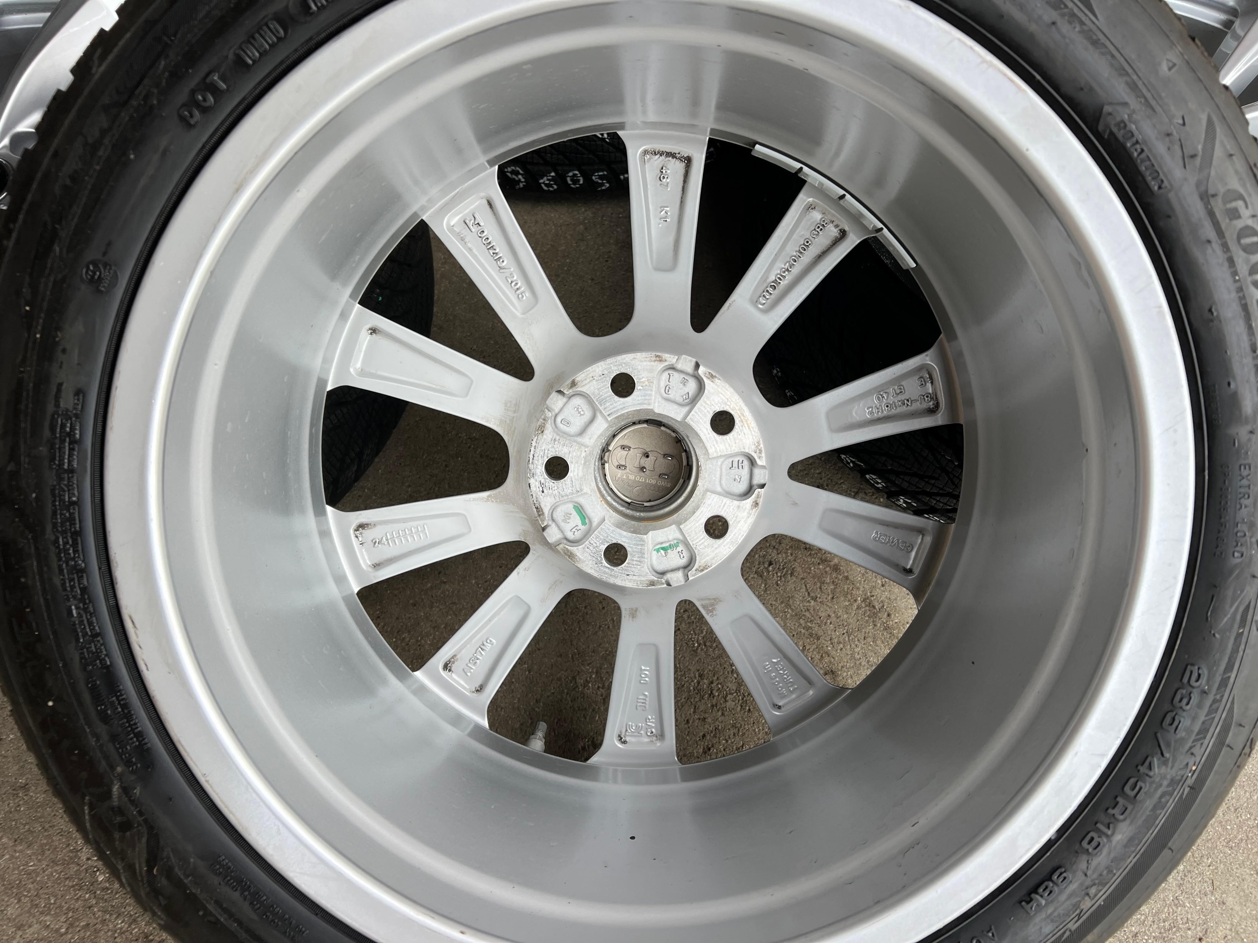 4 ORIGINAL 18" ALU WINTERRÄDER AUDI A5 S5 FU2 B10 8B3601025D 235/45R18 98H 2024