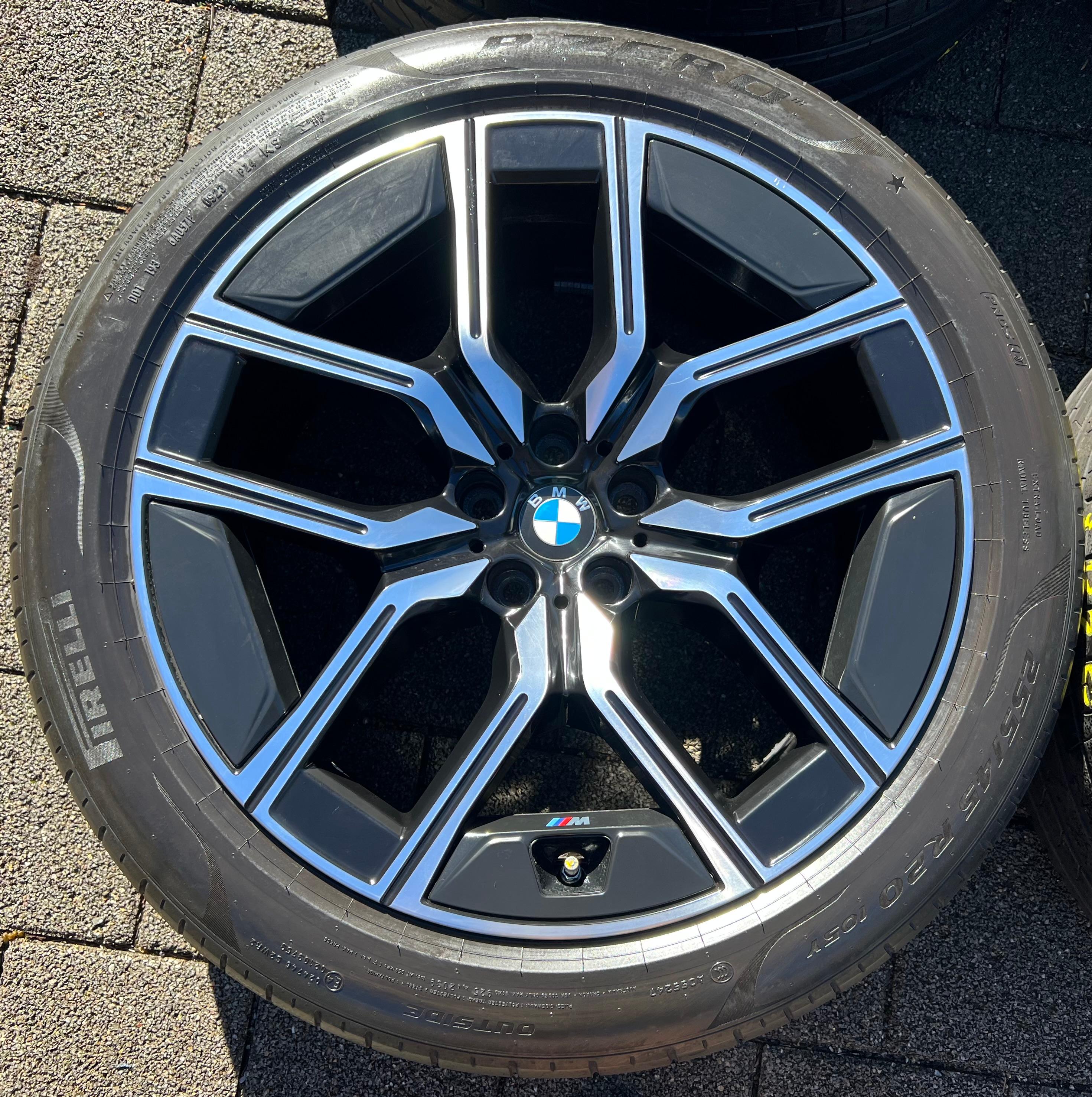 4 llantas de aluminio originales de 20" para BMW Serie 7 G70 y X3 G45, modelo 907M, 25A19DE8 y 5A19DE9, envío gratuito