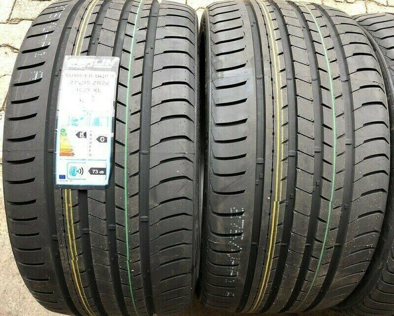 4 X 275/35R20 102Y XL BERLIN TIRES SUMMER UHP1 PNEUS ÉTÉ NEUFS