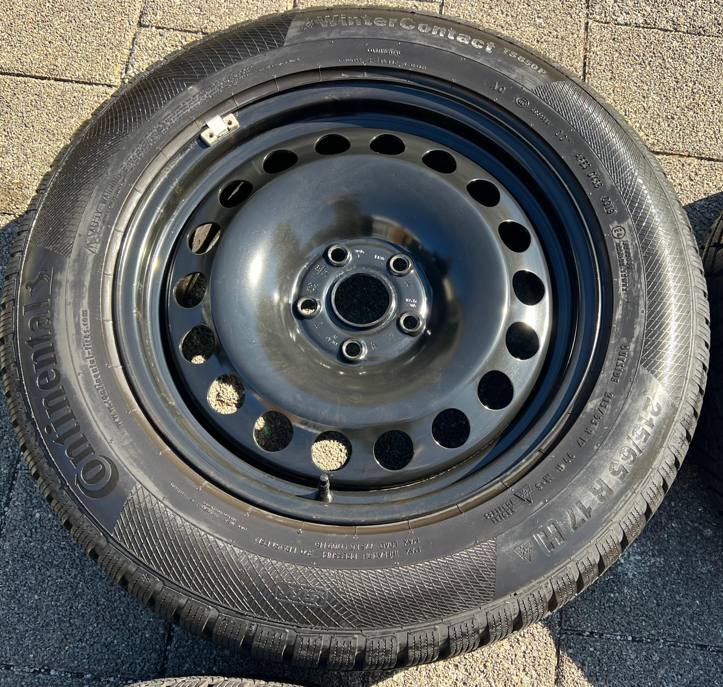 4 RUEDAS DE INVIERNO AUDI Q3 F3 SEAT TARRACO SKODA KODIAQ VW TIGUAN II 5NA 215/65R17 99H ENTREGA GRATUITA