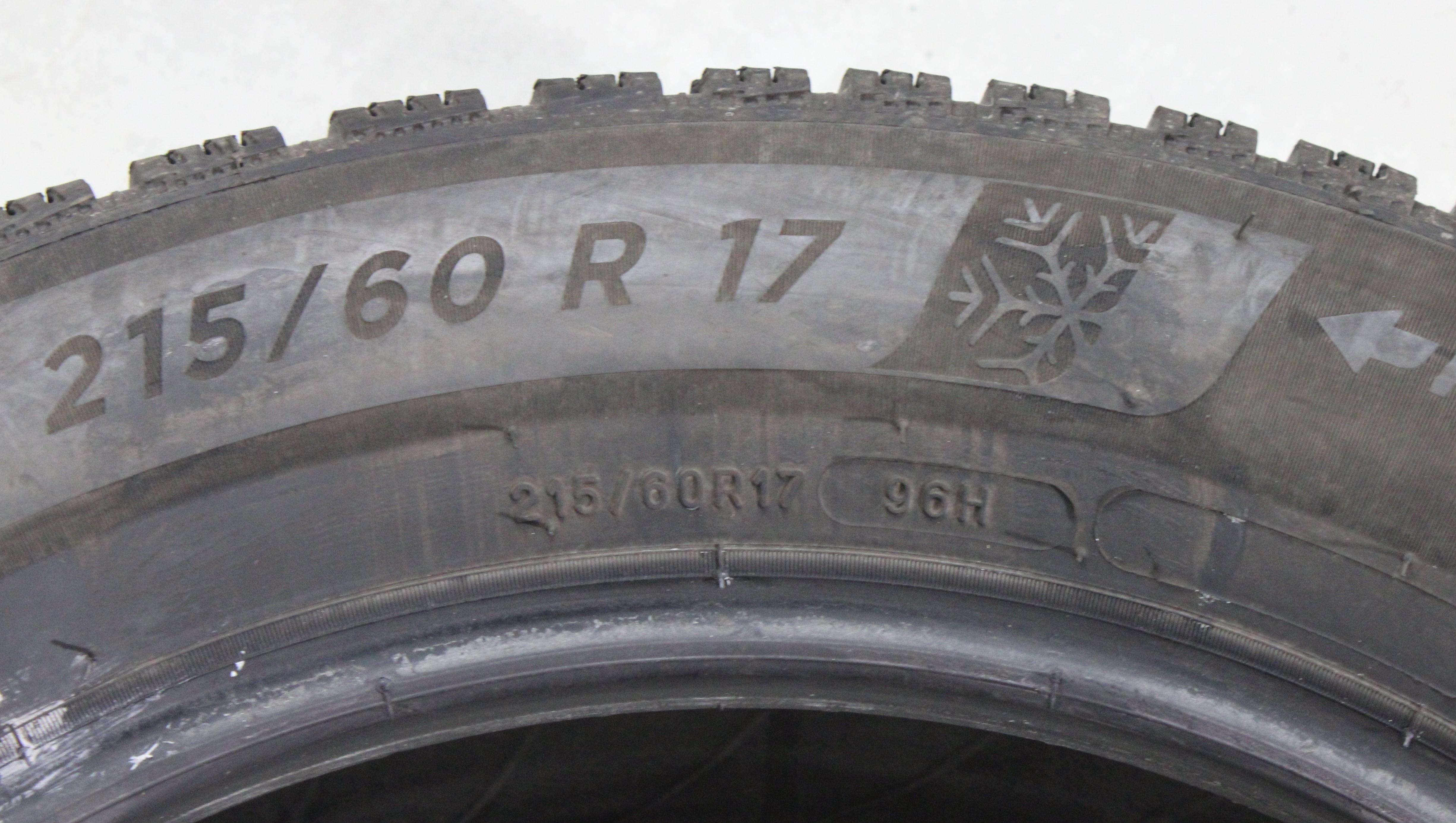 4 x 215/60R17 96H pneumatici invernali Michelin Alpin 6 7-7,5mm 2020