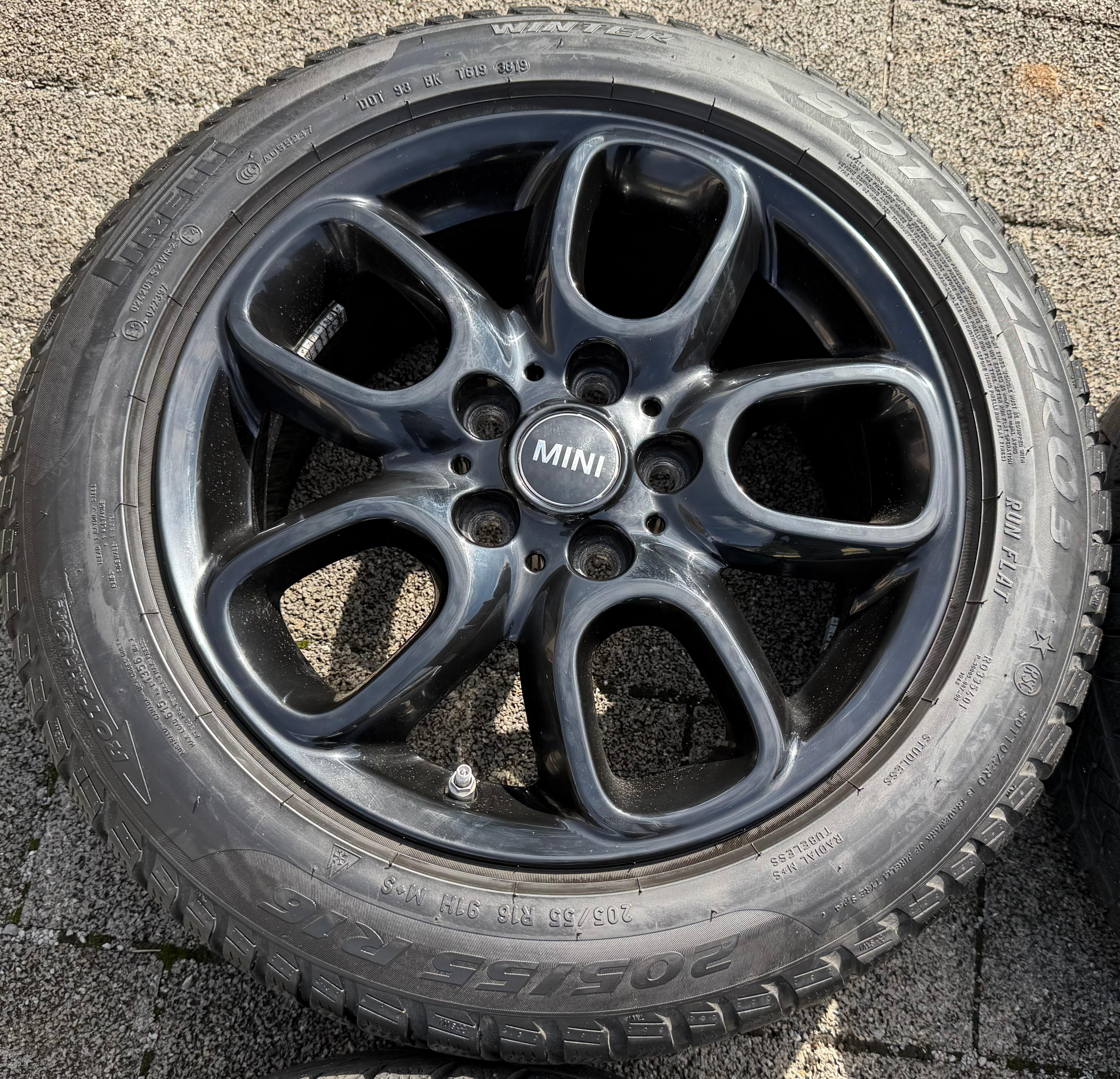 4 Original Alu Winterräder Mini Clubman F54 205/55R16 91H 6891824 Pirelli