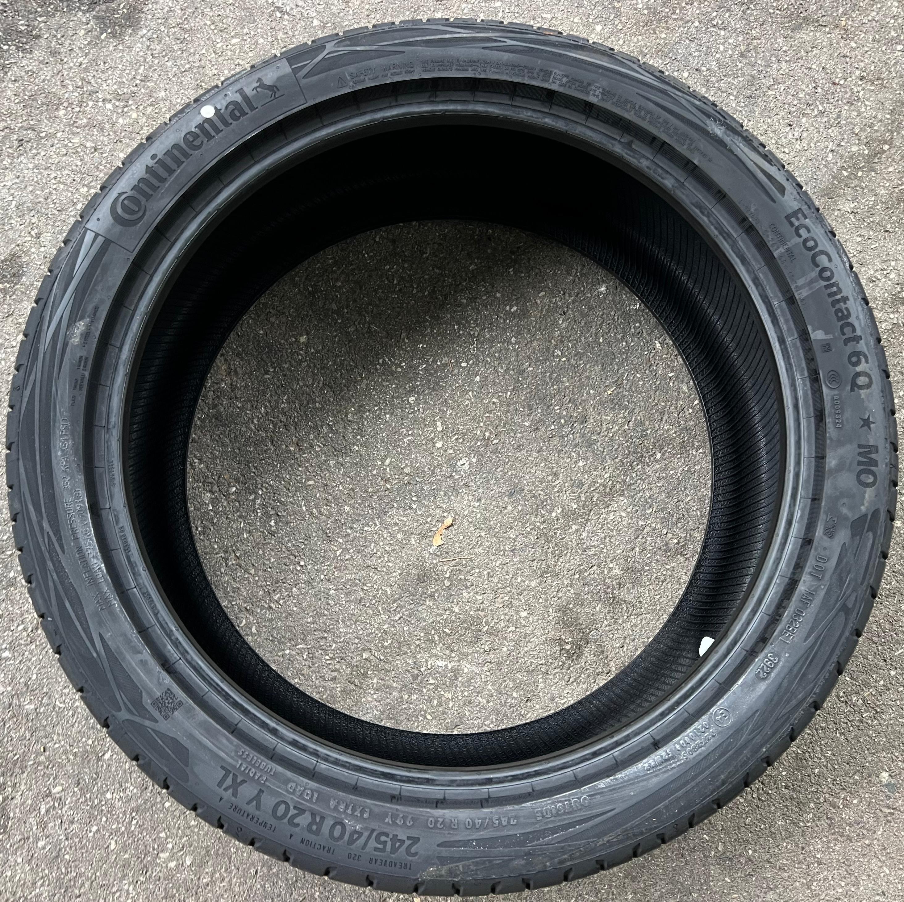 2 x 245/40R20 99Y Sommerreifen Continental Eco Contact 6Q NEU 2022 Freihaus