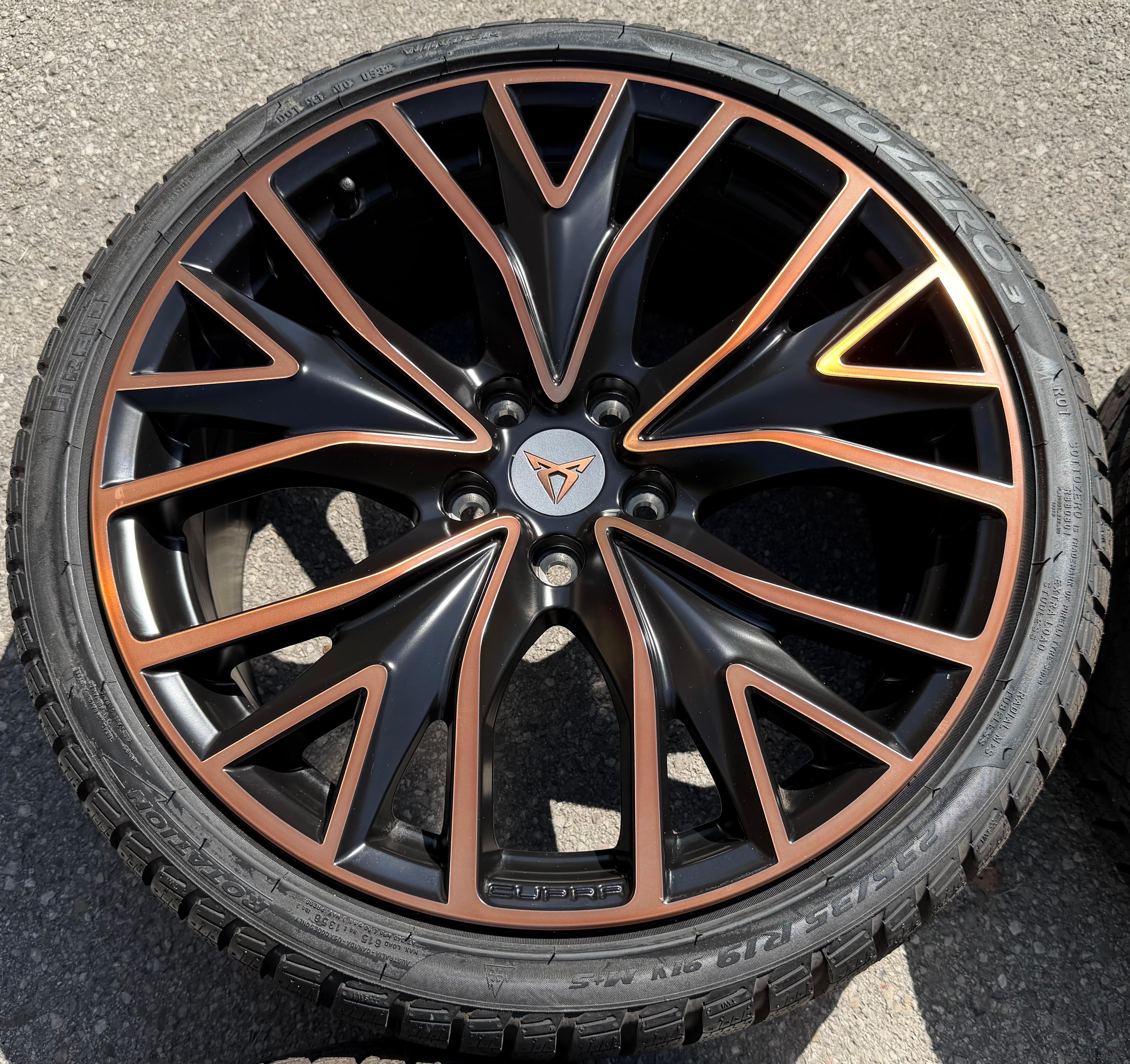 4 ORIGINAL 19" ALU WINTERRDER SEAT LEON CUPRA 5FA601025R EXCLUSIVE II