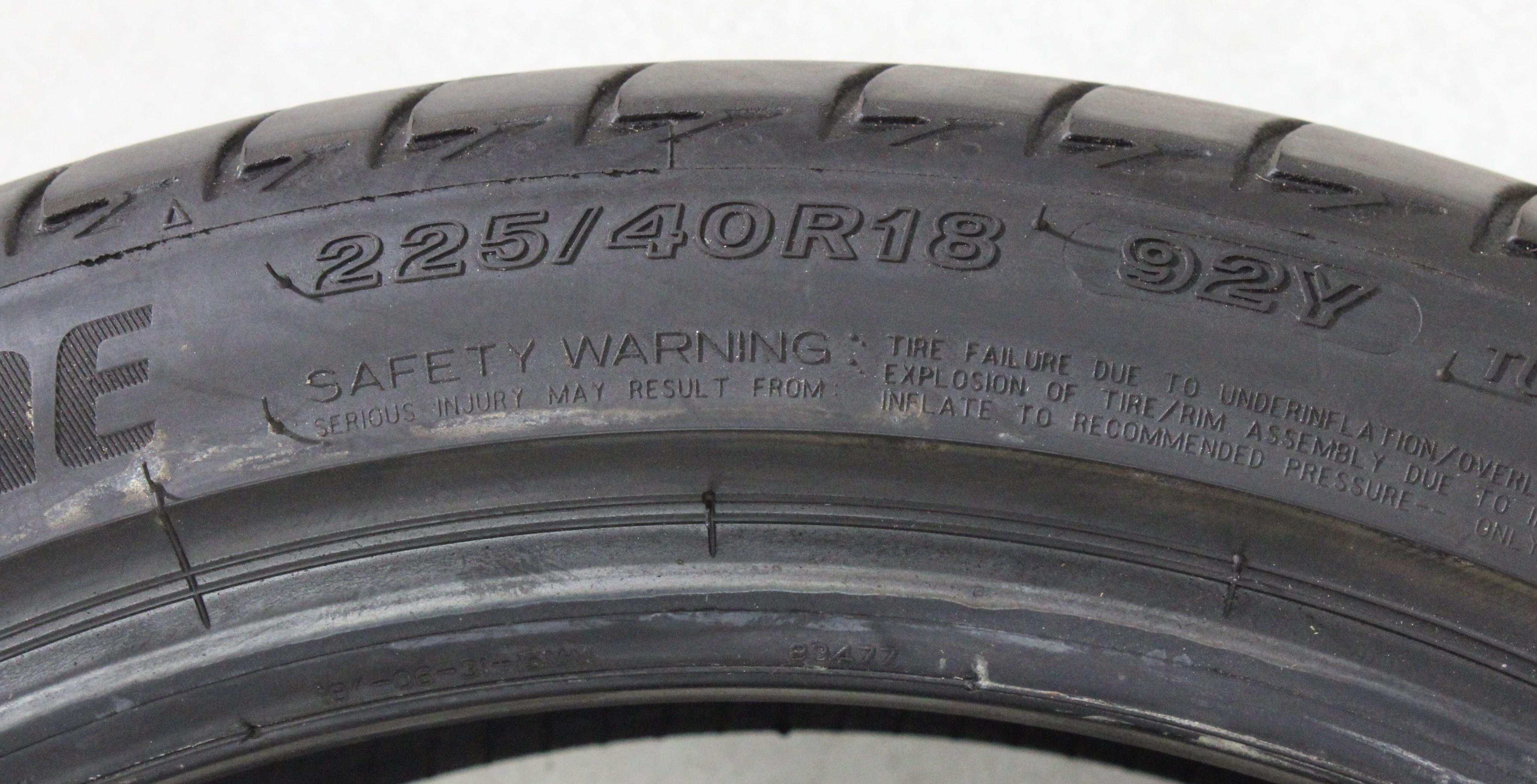 1 x 225/40R18 92Y Sommerreifen Bridgestone Turanza T005 * 4mm 2021