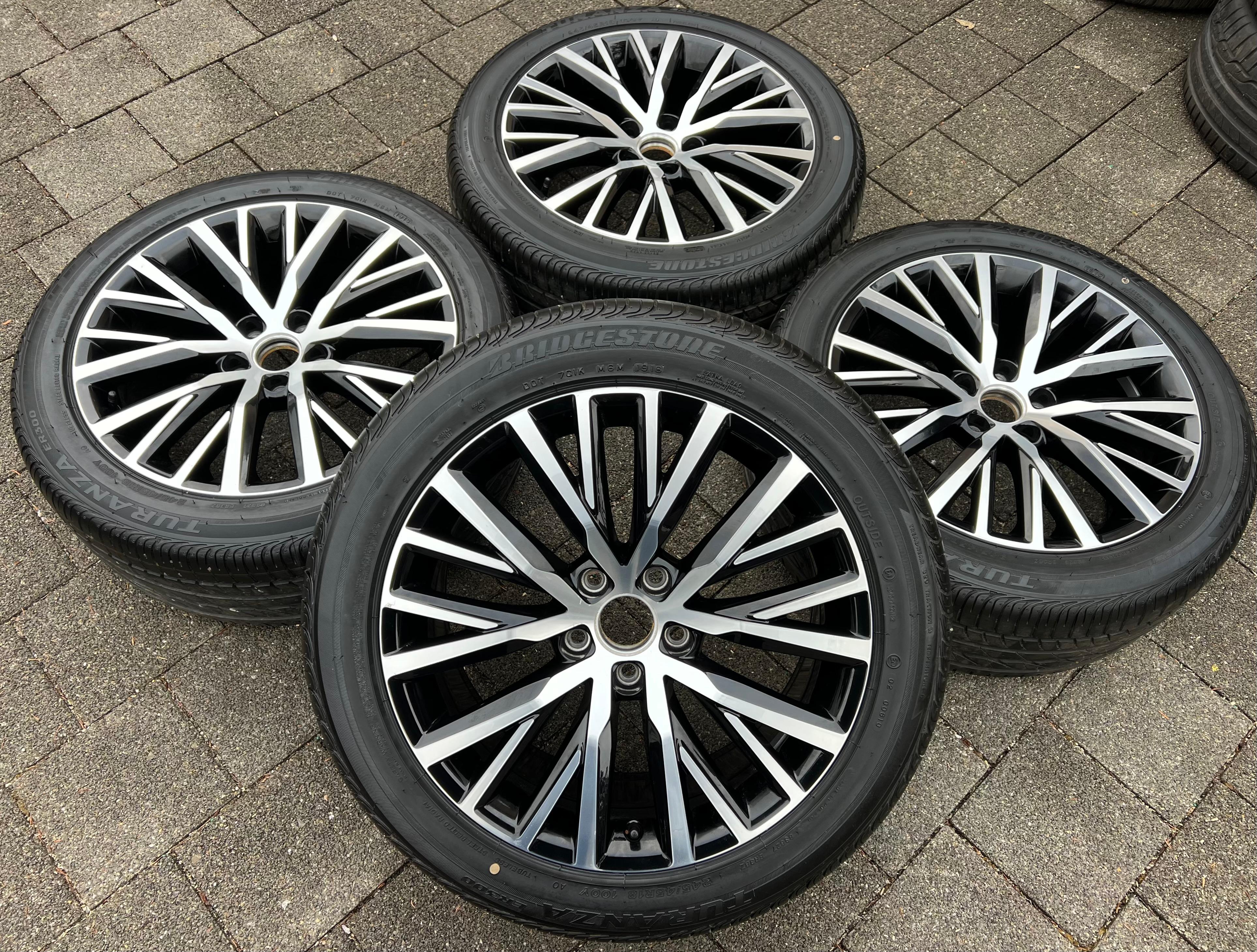 4 ORIGINAL 18" ALU SOMMERRÄDER VW PASSAT ALLTRACK 3C 3C8601025R 245/45R18 100Y