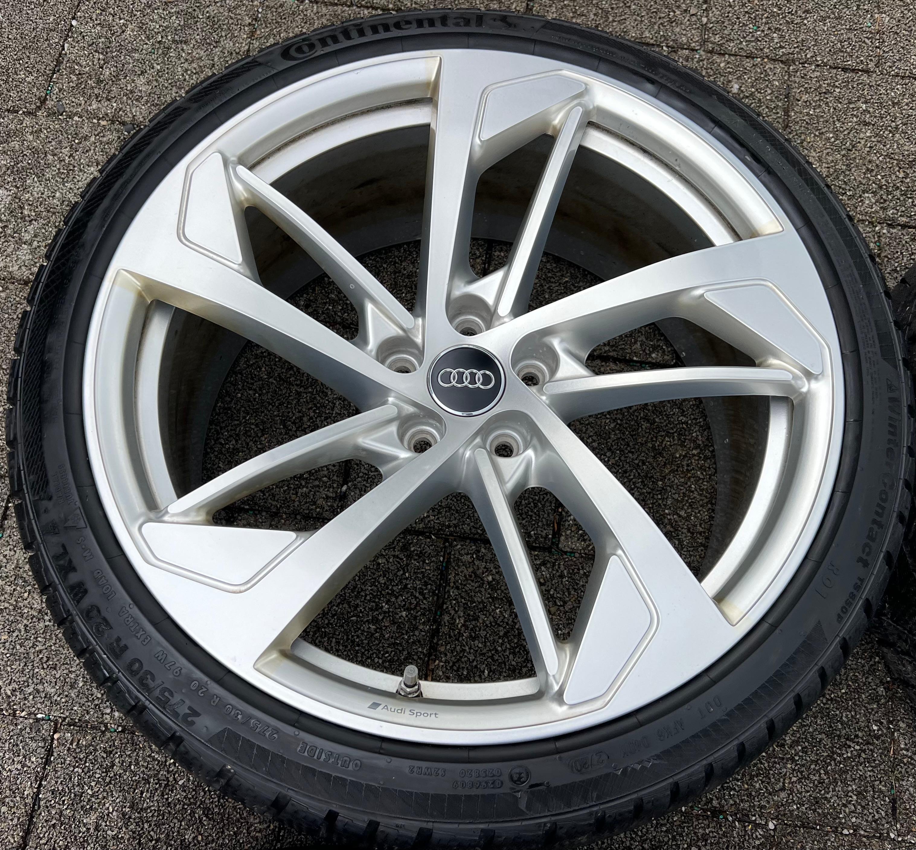 4 ORIGINAL 20" ALU WINTERRÄDER AUDI RS4 RS5 8W 275/30R20 97W 8W0601025CN FREIHAUS