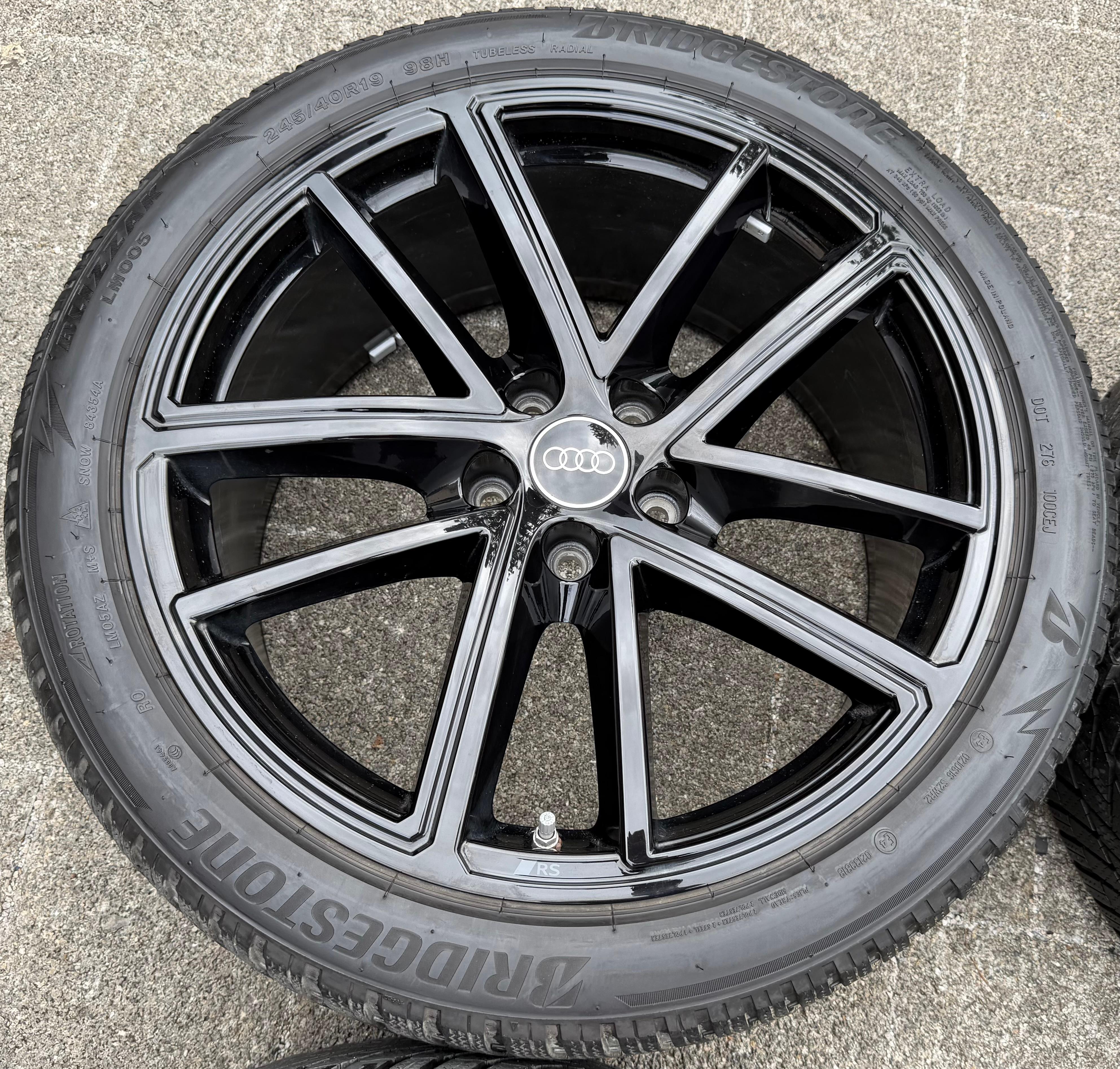 4 ORIGINAL 19" ALU WINTERRÄDER AUDI A5 S5 F2 B10 8B3601025BA 245/40R19 98H 2024