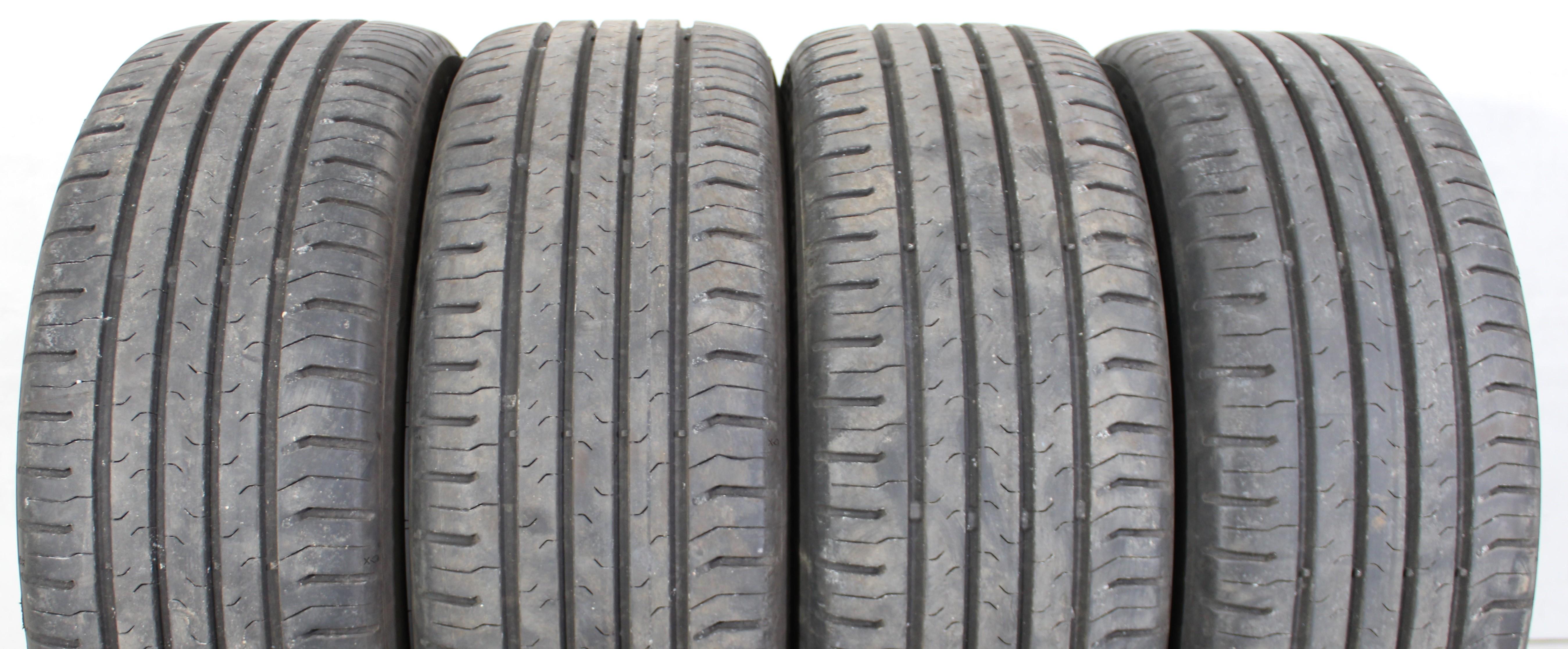 4 x 195/55R15 85V Sommerreifen Continental Eco Contact 5 5,5-6mm 2016