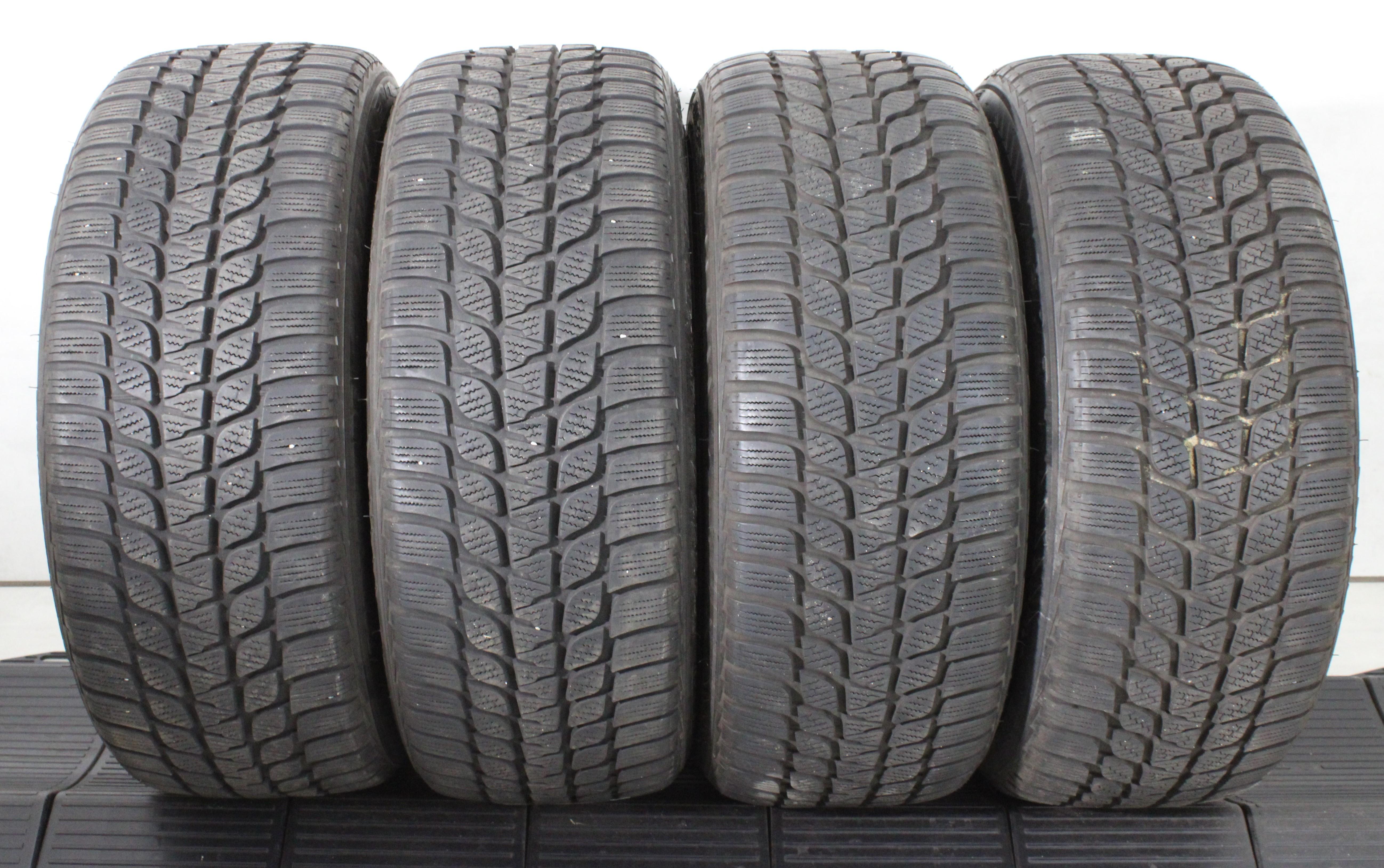 4 x 225/45R17 94V Winterreifen Bridgestone Blizzak LM-25 Runflat 2x6-6,5mm/2x6,5-7mm 2x2016/2x2017 *