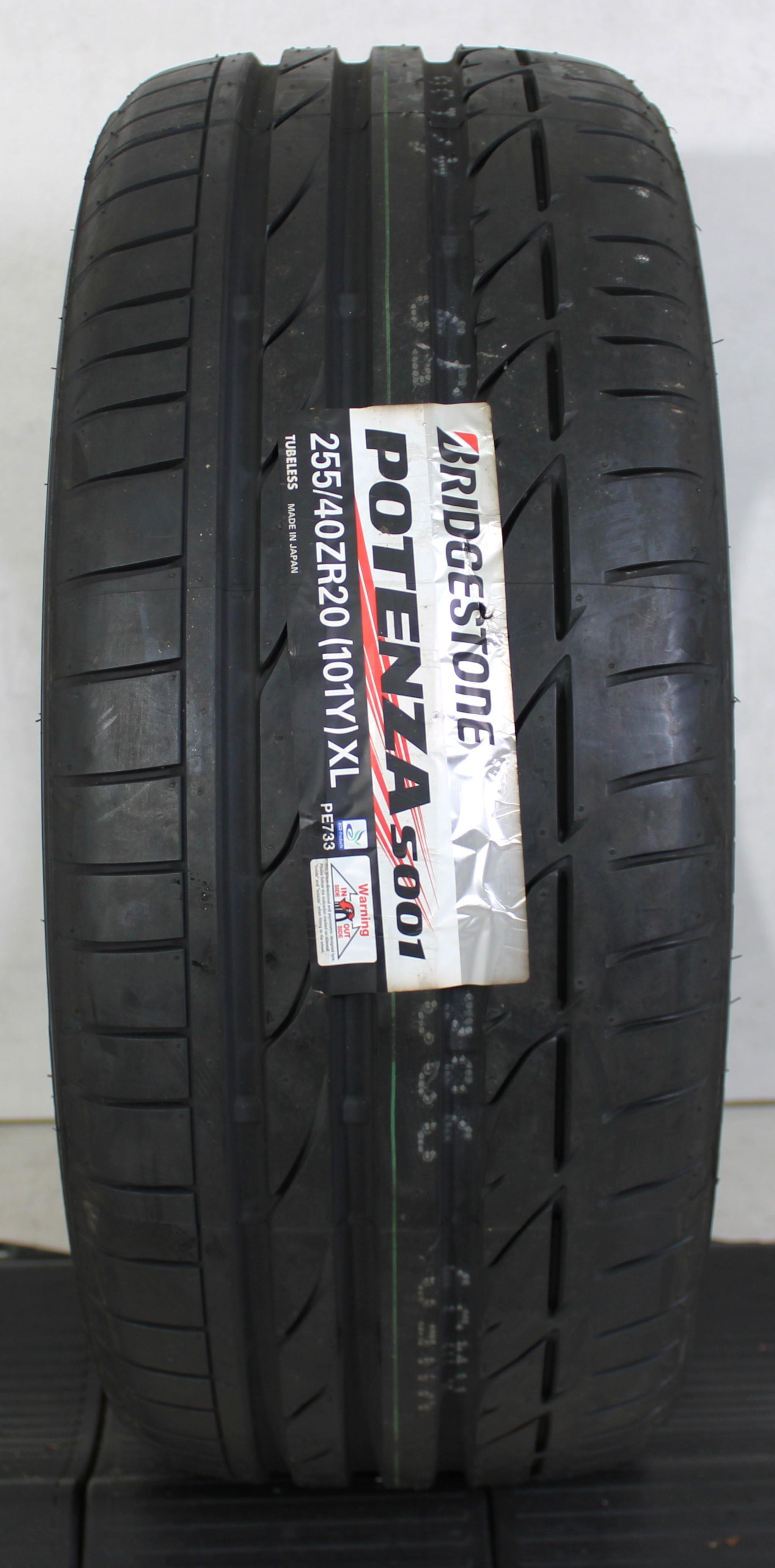 1 x 255/40R20 101V Sommerreifen Bridgestone Potenza S001 NEU 2019