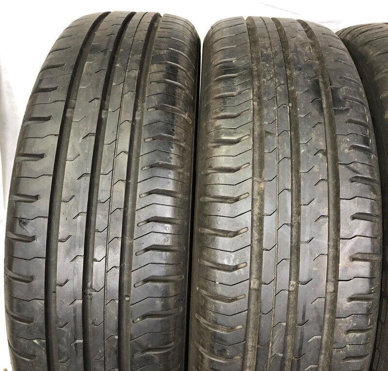4 x 165/60R15 77H Sommerreifen Continental Eco Contact 5 2x 6,5mm und 2x 5,5mm 2014