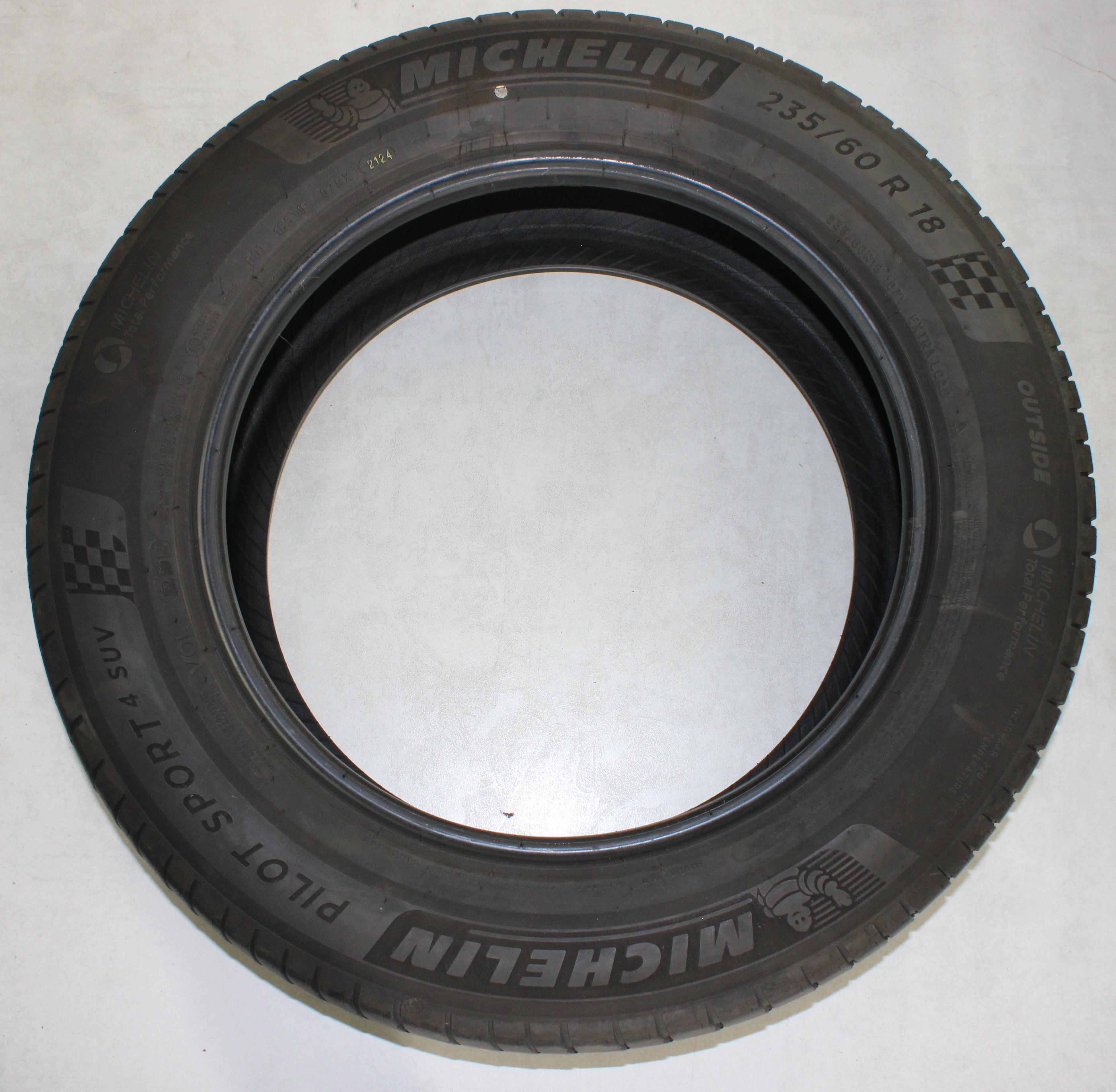 2 x 235/60R18 107V Sommerreifen Michelin Pilot Sport 4 SUV VOL 4,5mm 2024 XL