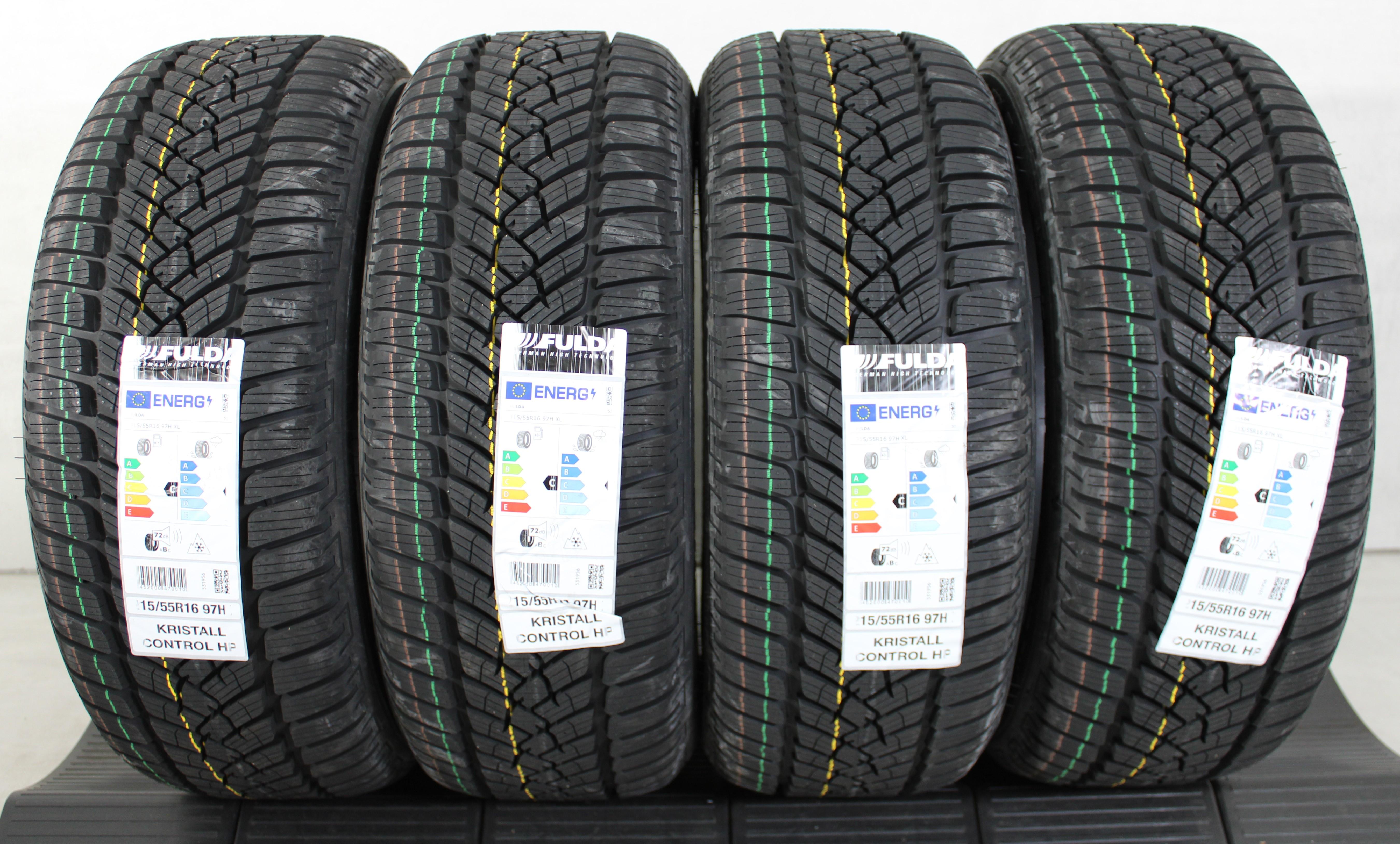 4 x 215/55R16 97H Winterreifen Fulda Kristall Control HP2 2024