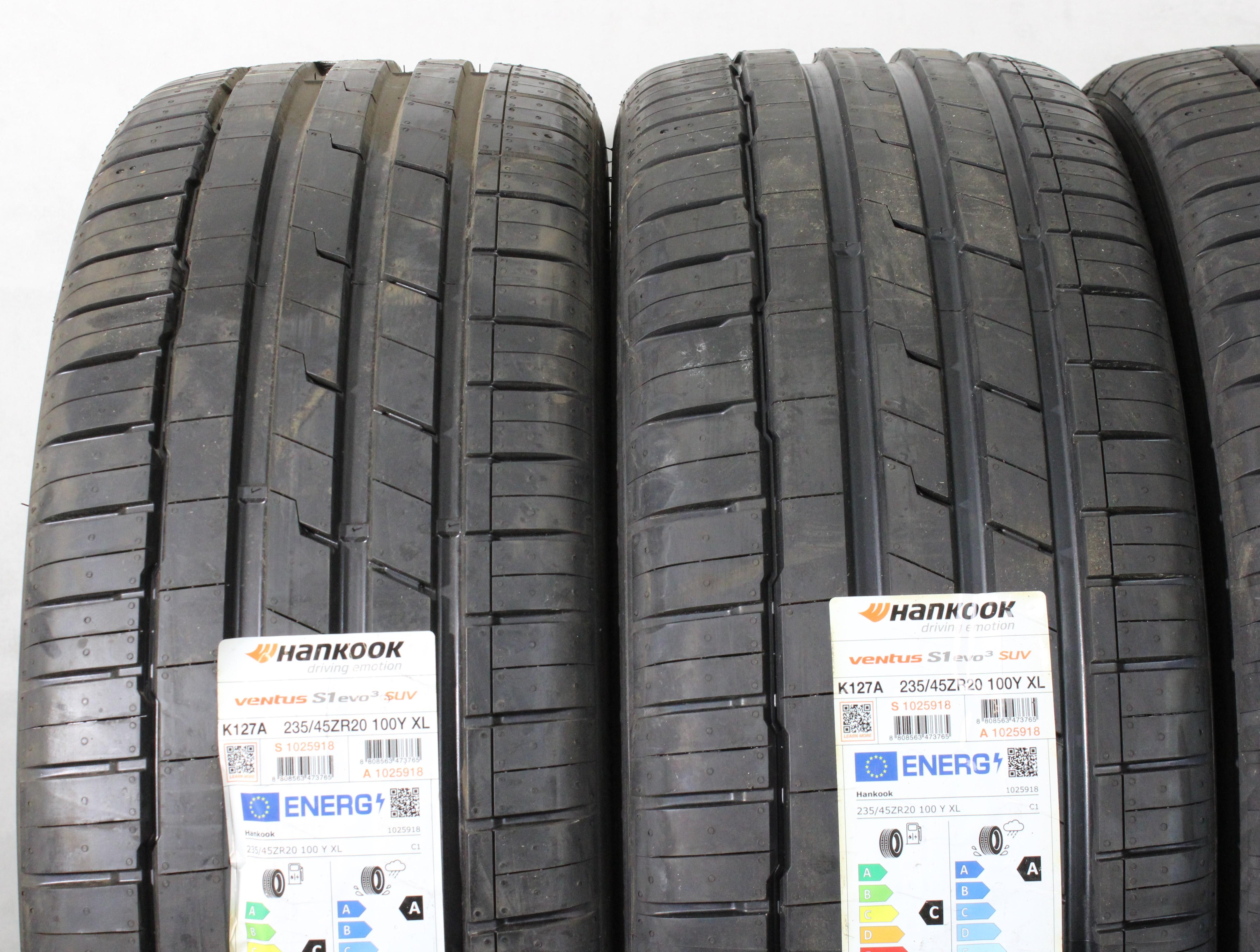 4 x 235/45R20 100Y Sommerreifen Hankook Ventus S1 Evo 3 SUV  2022