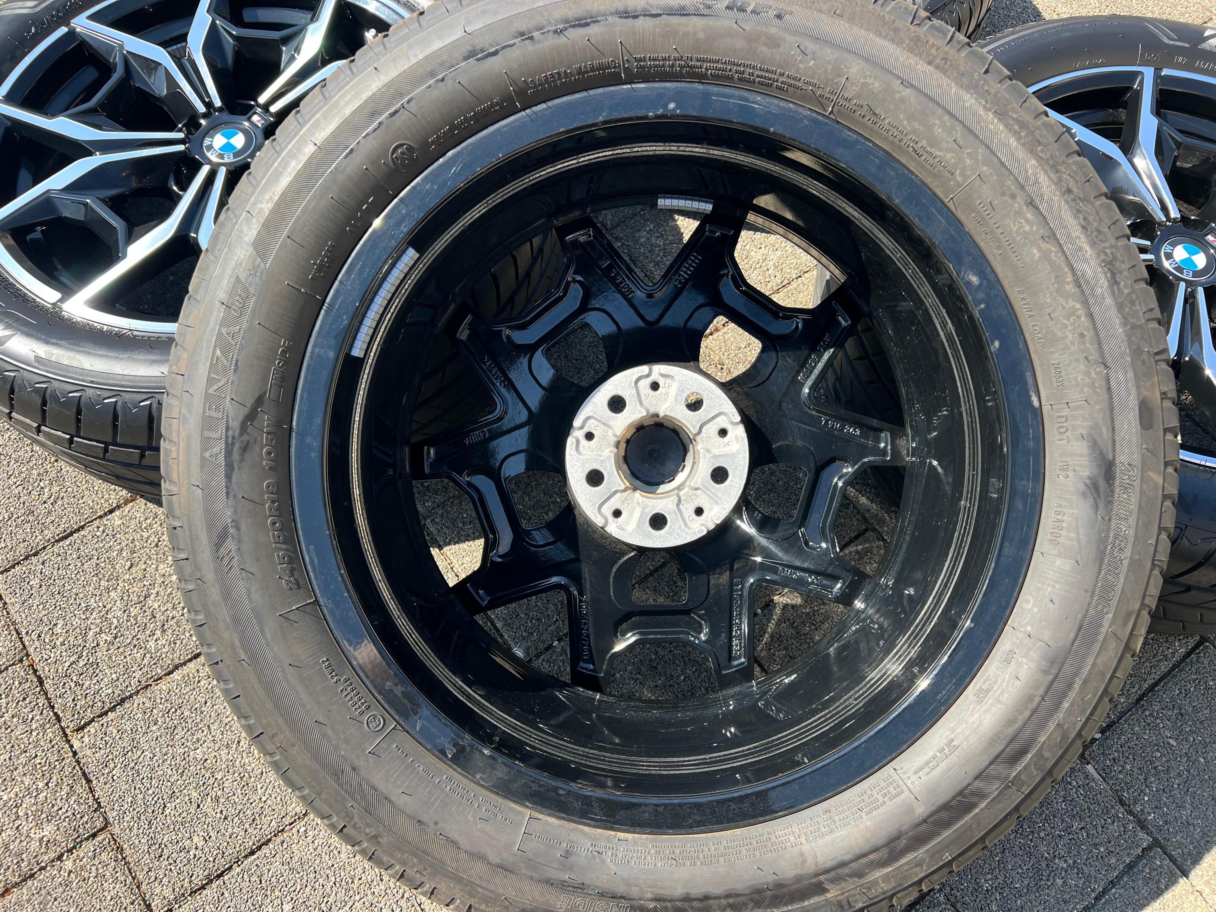 4 ORIGINELE 19" ALUMINIUM ZOMERWIELEN BMW X3 G01 X4 G02 STYLING M887 BRIDGESTONE 2023 RDKS GRATIS LEVERING