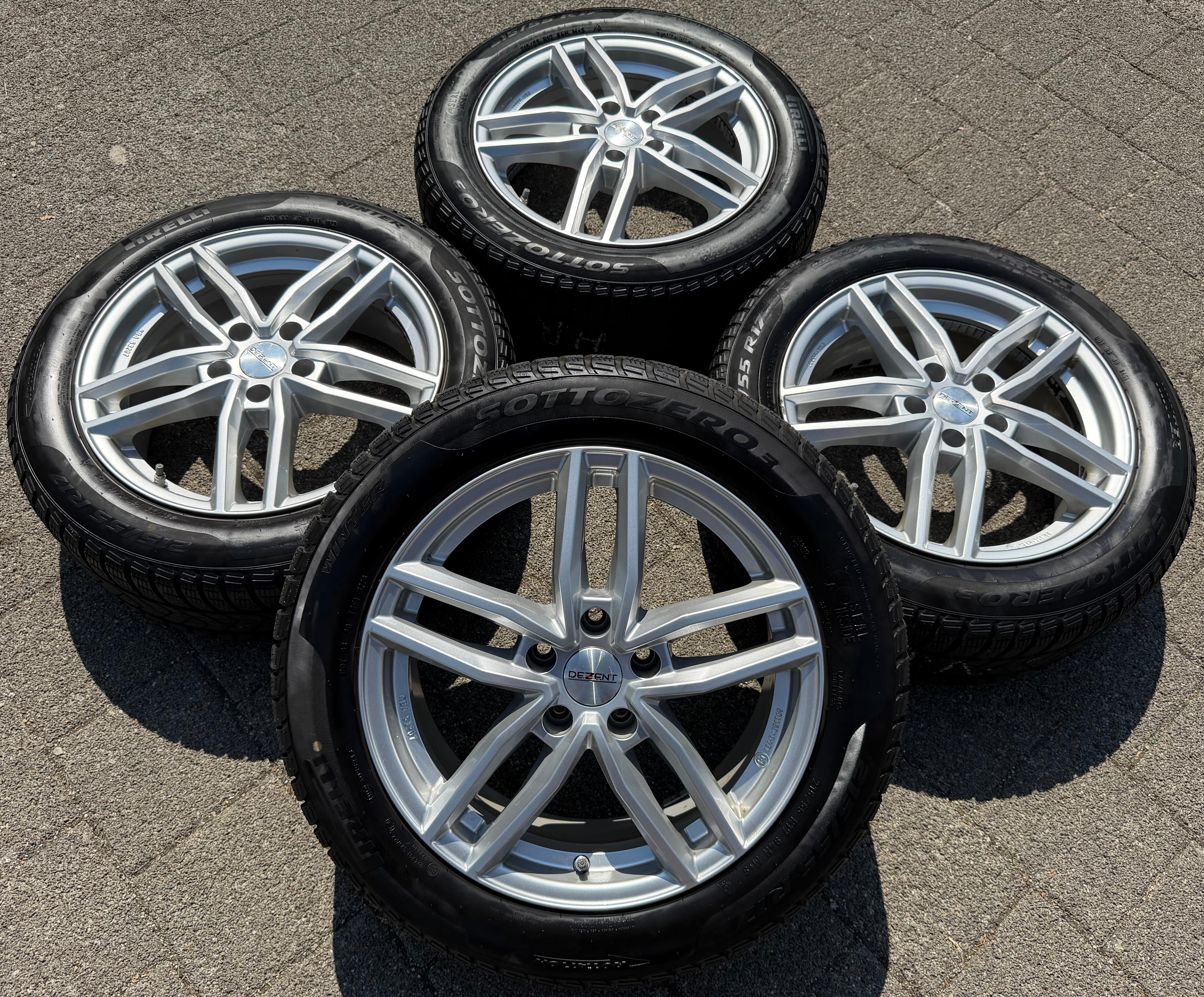 4 ALU 17" WINTERRÄDER VW CADDY TOURAN PASSAT T-ROC SKODA KODIAQ SUPERB YETI ATEC