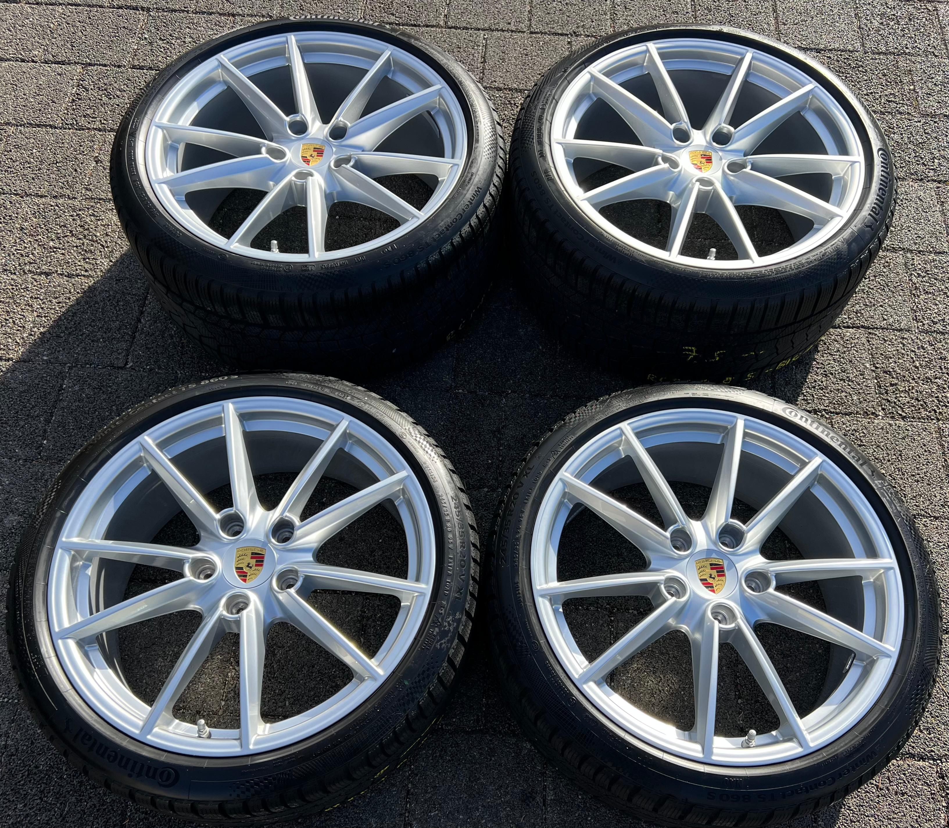4 ORIGINAL 20" 21" ALU WINTERRÄDER PORSCHE 911 992 992601025C 992601025D RDKS