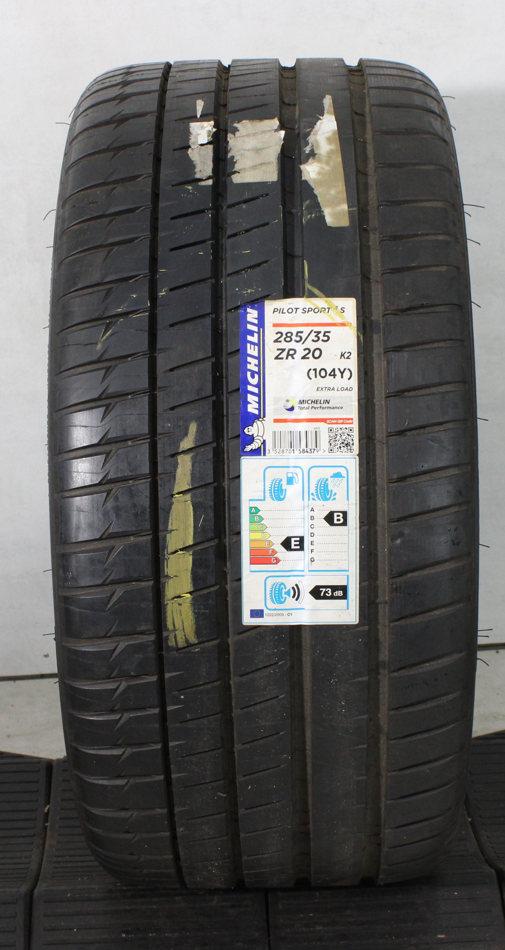 1 x 285/35R20 104Y Sommerreifen Michelin Pilot Sport 4S K2 NEU 2019 XL