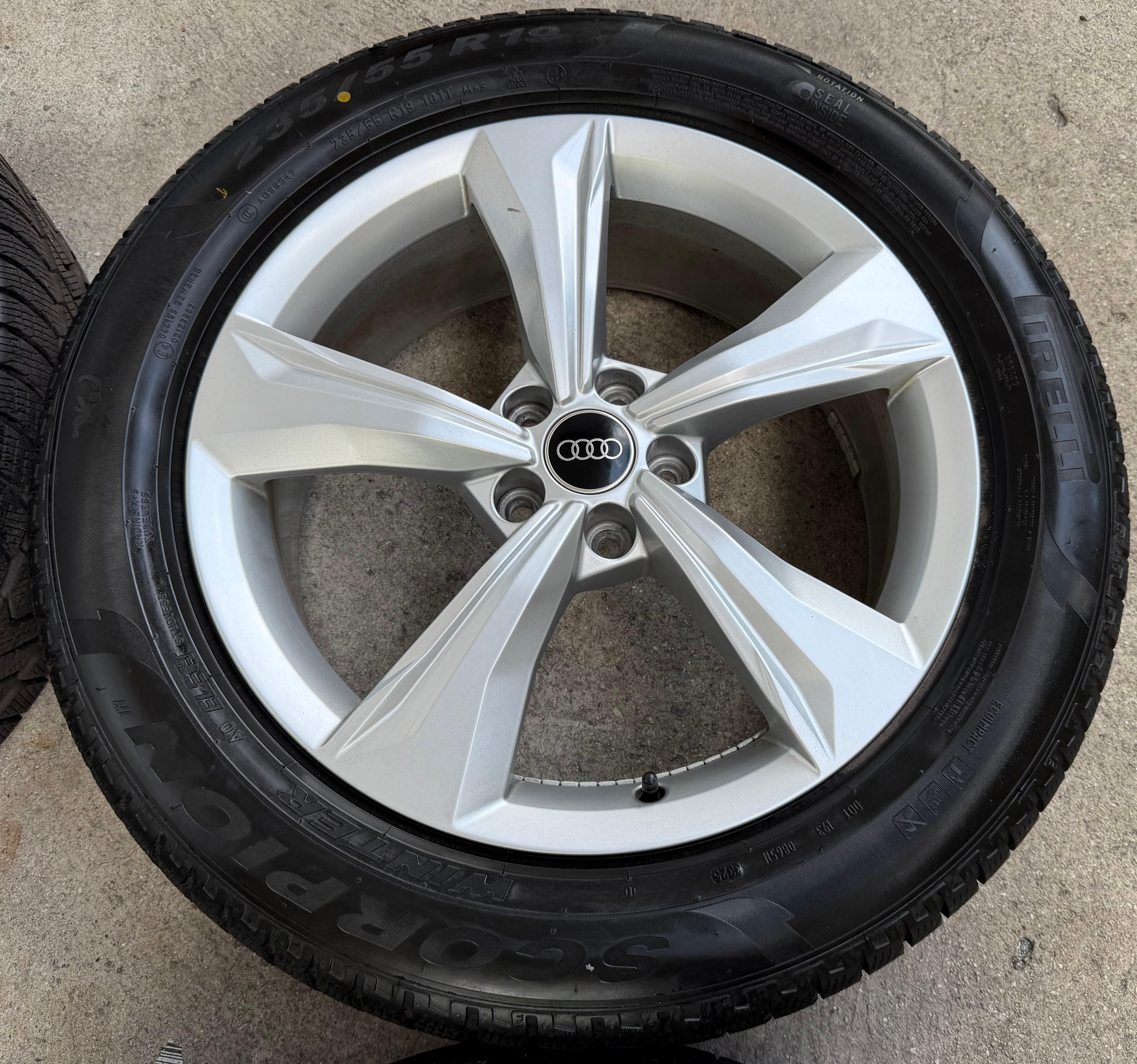 4 Original 19" Alu Winterräder Audi Q5 SQ5 FY 80A601025K 235/55R19 101H Pirelli 2025