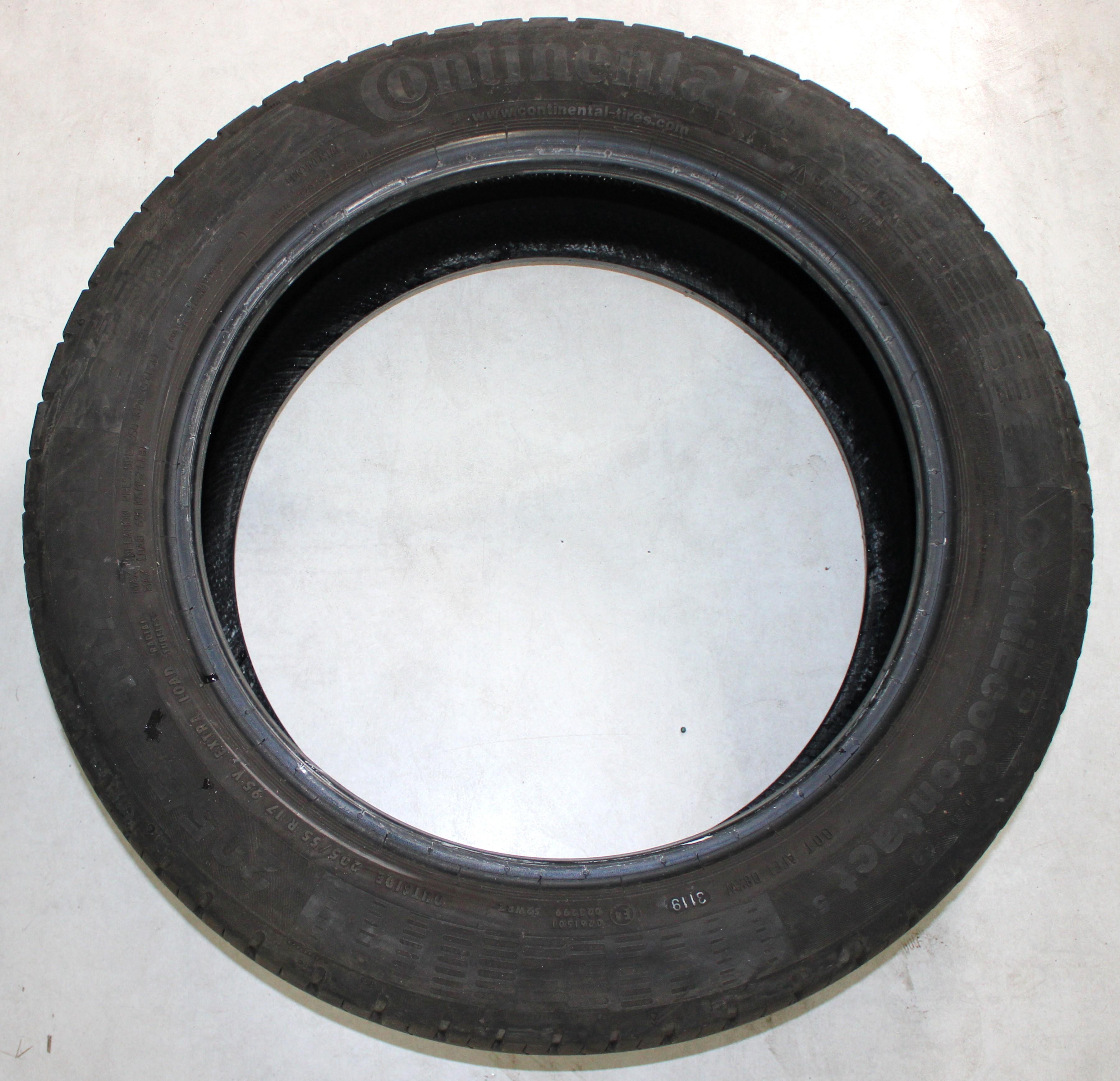 4 x 205/55R17 95V Sommerreifen Continental  Eco Contact 5 2x5-5,5/2x6-6,5mm 3x2016/1x2019 XL