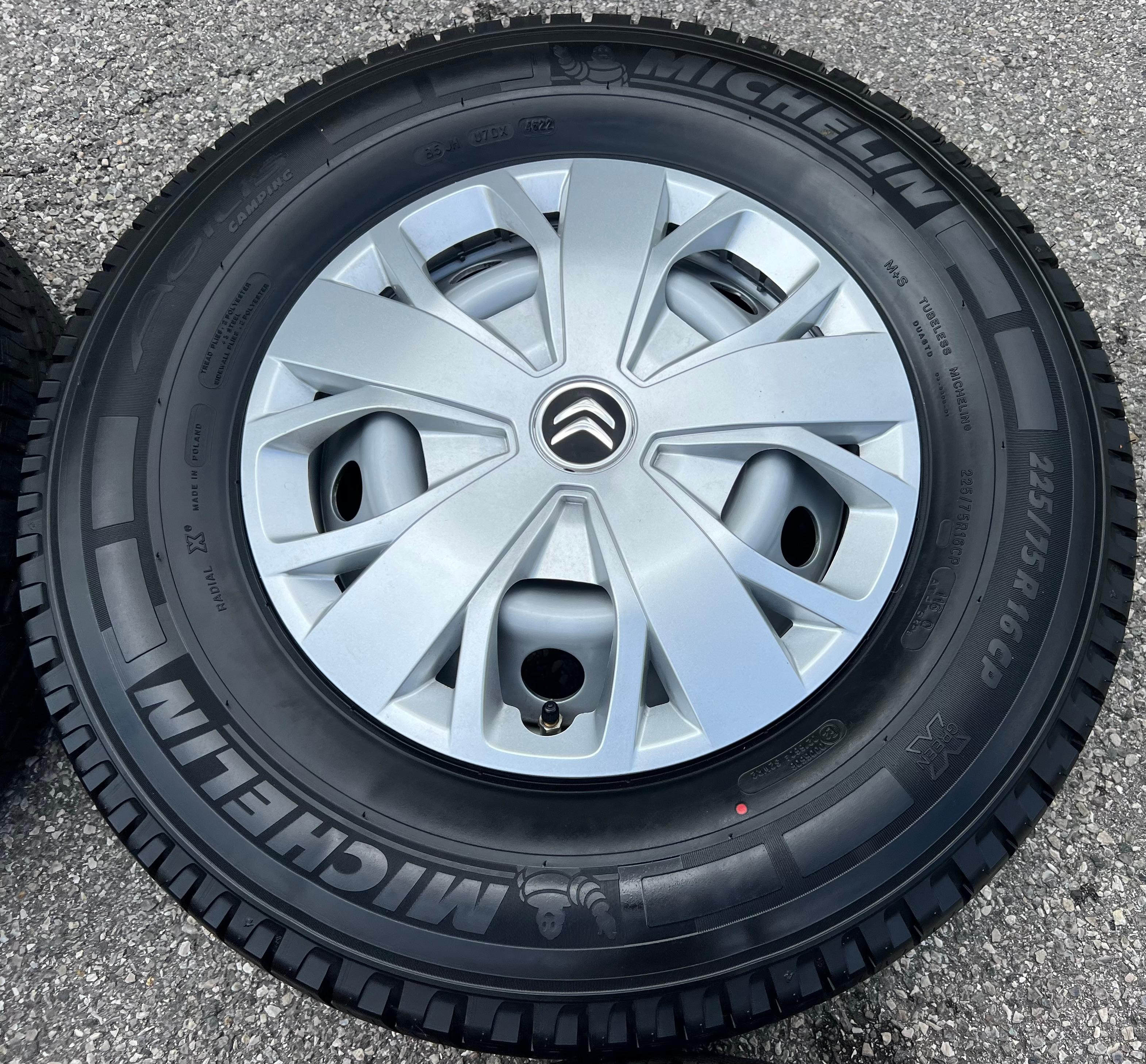4 ROUES D'ÉTÉ PEUGEOT BOXER FIAT DUCATO CITROEN JUMPER 5x130 225/75R16C 2022