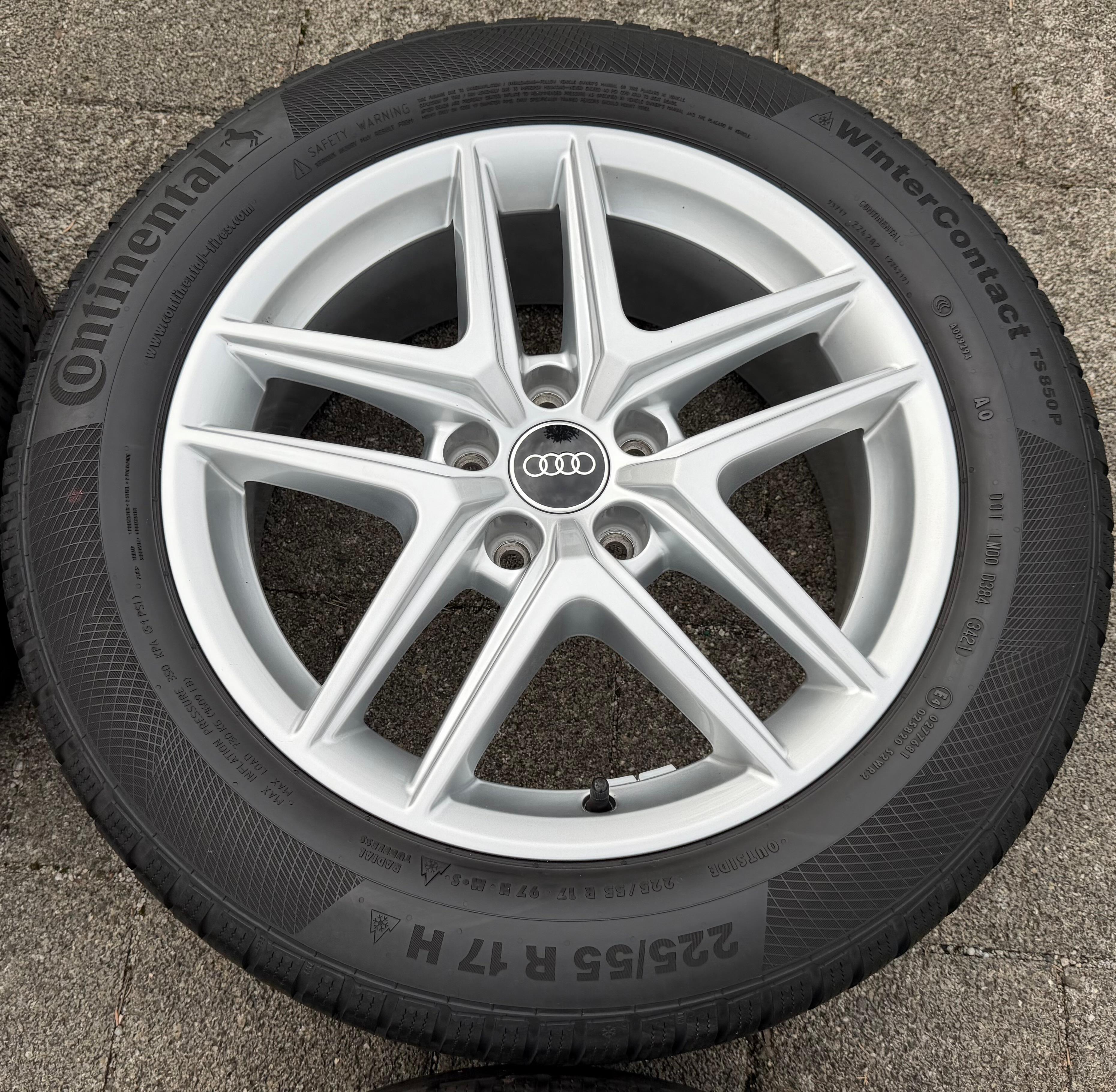 4 Original 17" Alufelgen Audi A4 Allroad B9 8K 8W9601025D 6,5x17 ET28