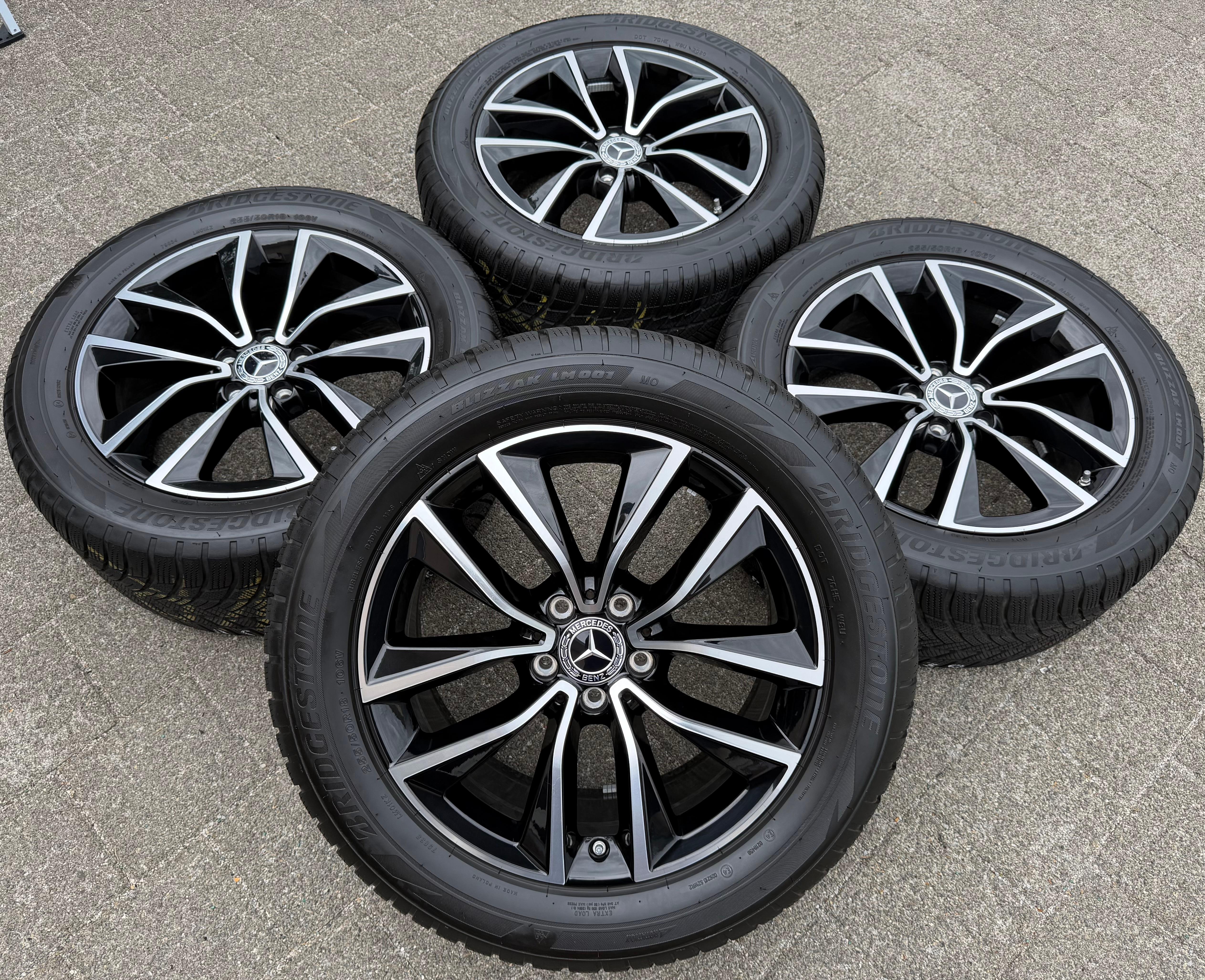 4 ORIGINELE 18" ALU-WINTERWIELEN MERCEDES S-KLASSE V223 W223 A2234012900 255/50R18