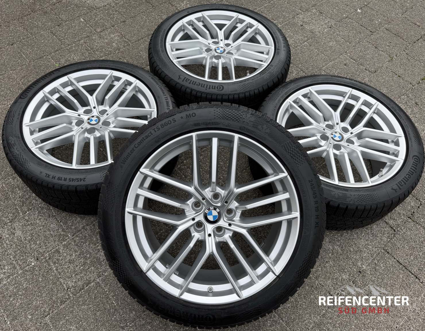 4 LLANTAS DE ALEACIÓN ORIGINALES DE 19" PARA INVIERNO BMW SERIE 5 i5 G60 G61 STYLING 933 CONTI 2025