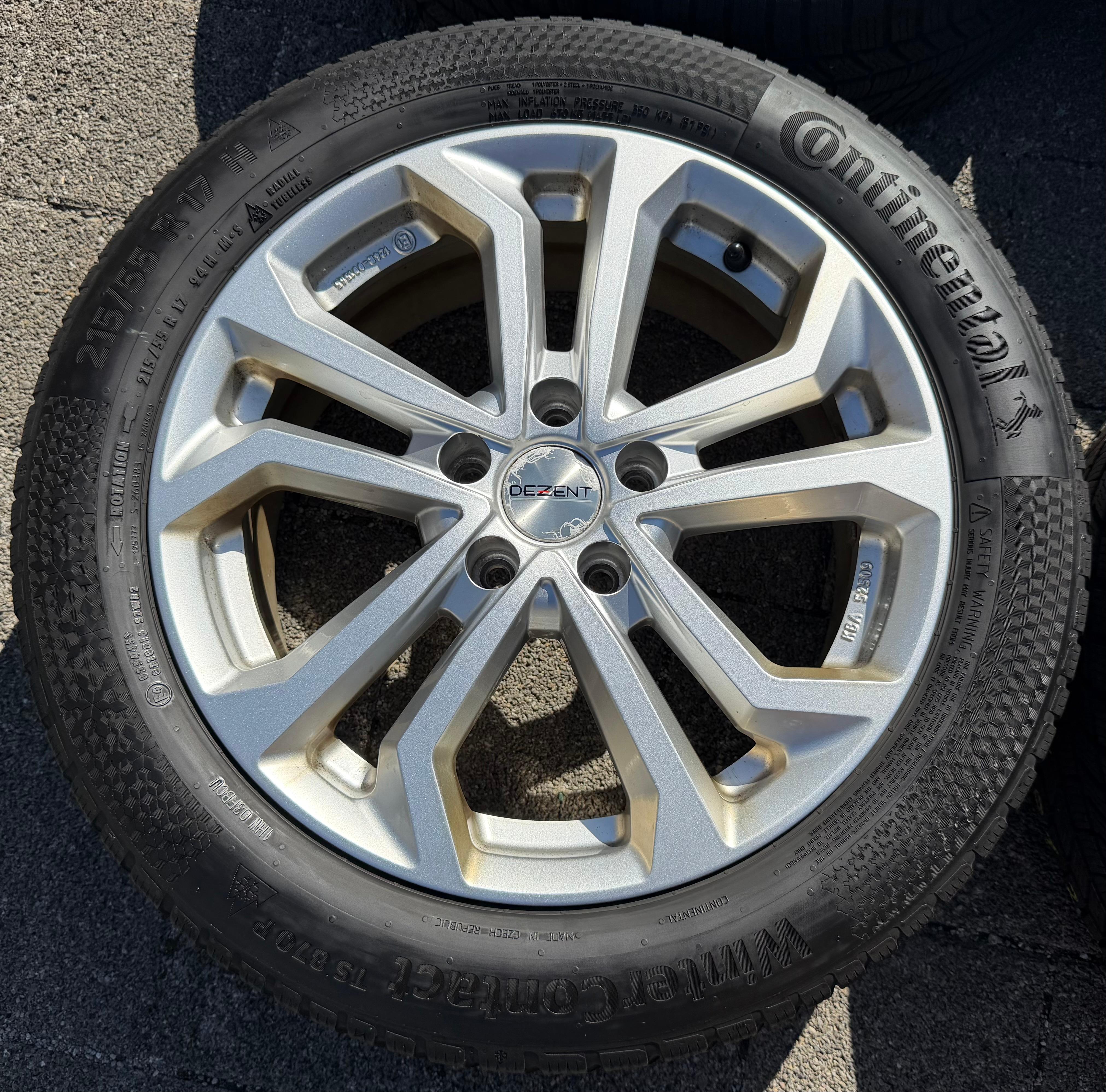 4 Alu 17" Winterräder Audi Q2 Seat Cupra Ateca Skoda Superb VW Passat B8 3G 2023