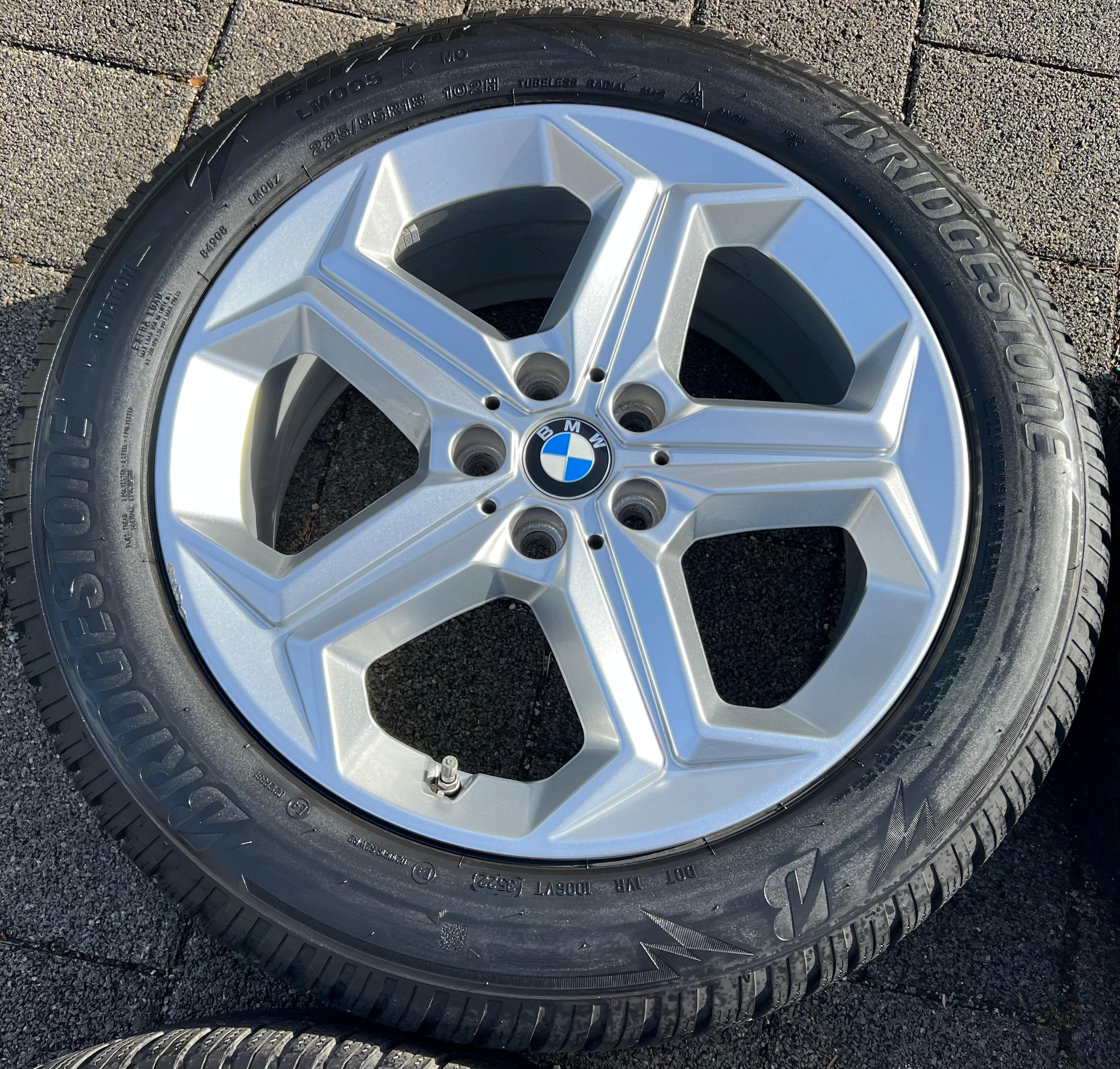 4 ORIGINELE 18" ALU WINTERWIELEN BMW X1 iX1 U11 X2 U10 225/55R18 102H 6898039 2022 FREIHAUS